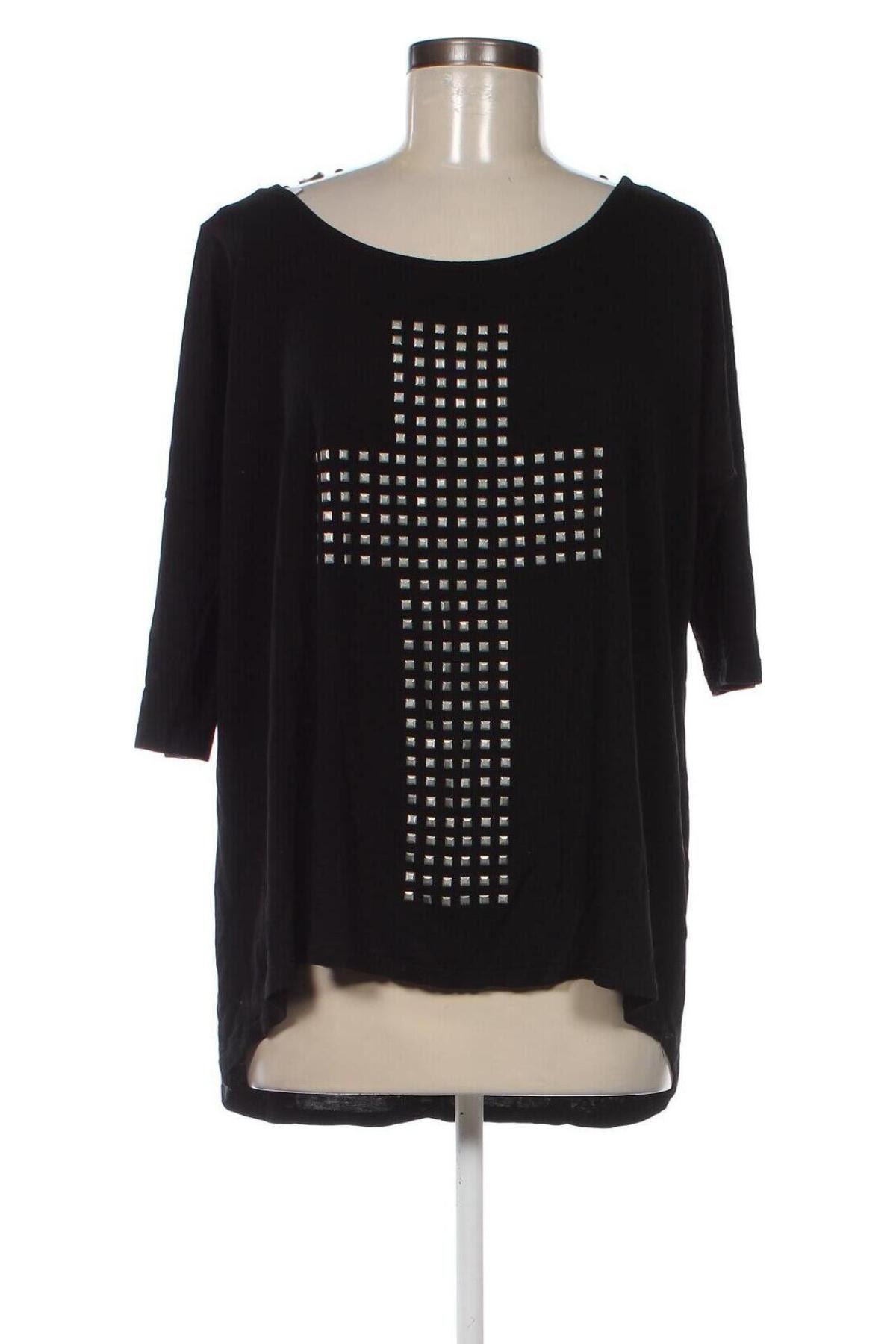 Damen Shirt, Größe XL, Farbe Schwarz, Preis 5,01 €