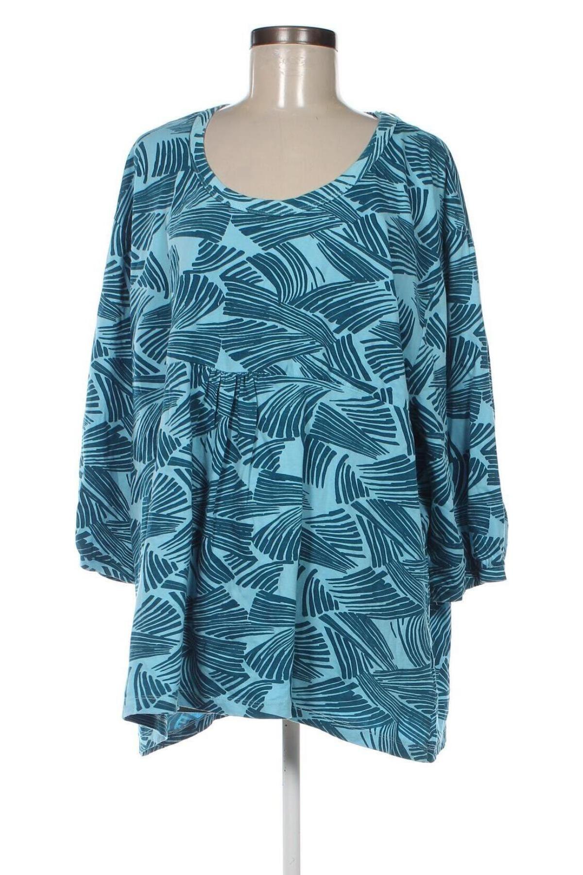 Damen Shirt, Größe 5XL, Farbe Blau, Preis 9,74 €