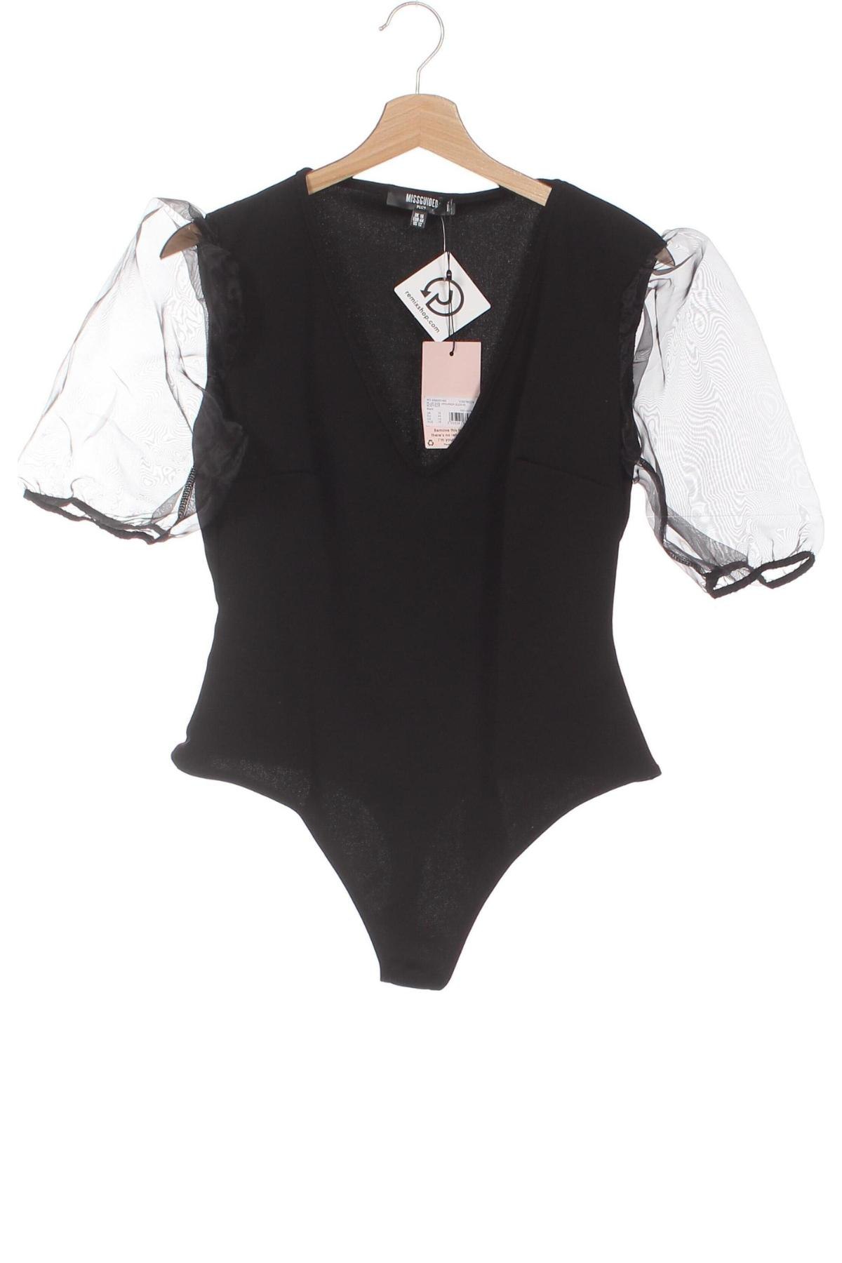 Дамска блуза - боди Missguided, Размер XL, Цвят Черен, Цена 31,00 лв.