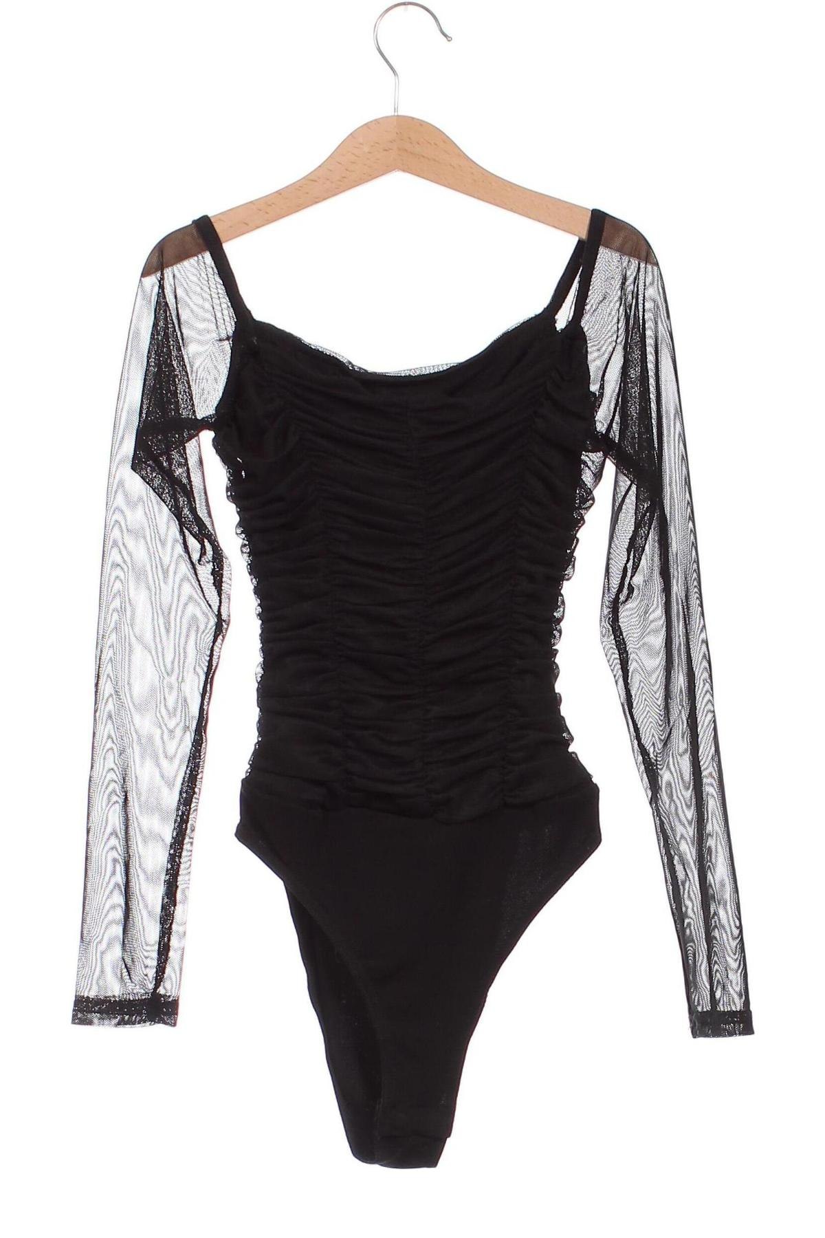 Дамска блуза - боди New Look, Размер XS, Цвят Черен, Цена 31,00 лв.