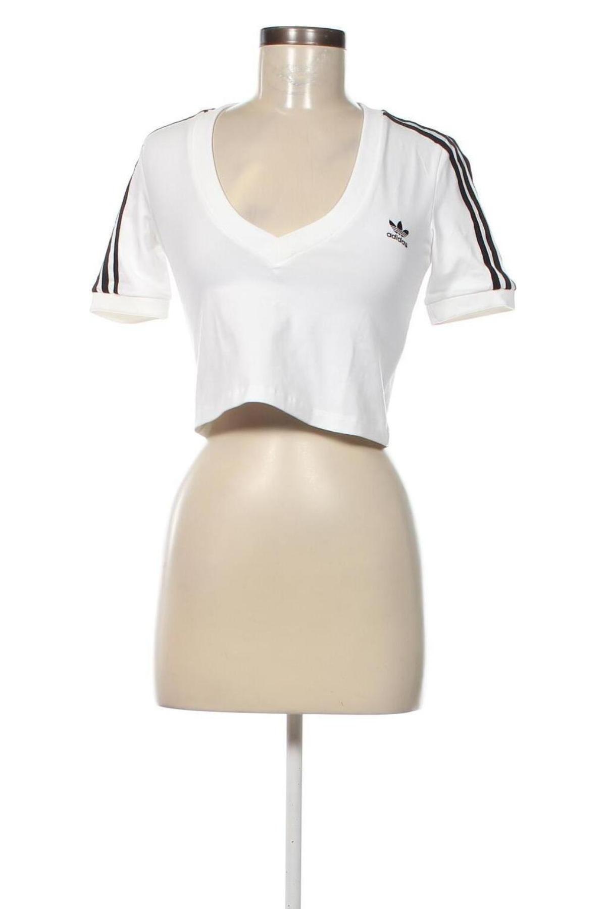 Γυναικεία μπλούζα Adidas Originals, Μέγεθος XS, Χρώμα Λευκό, Τιμή 13,89 €