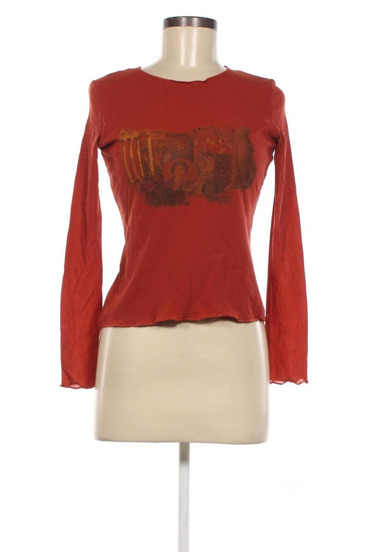 Дамска блуза Alain Manoukian, Размер S, Цвят Червен, Цена 15,97 лв.