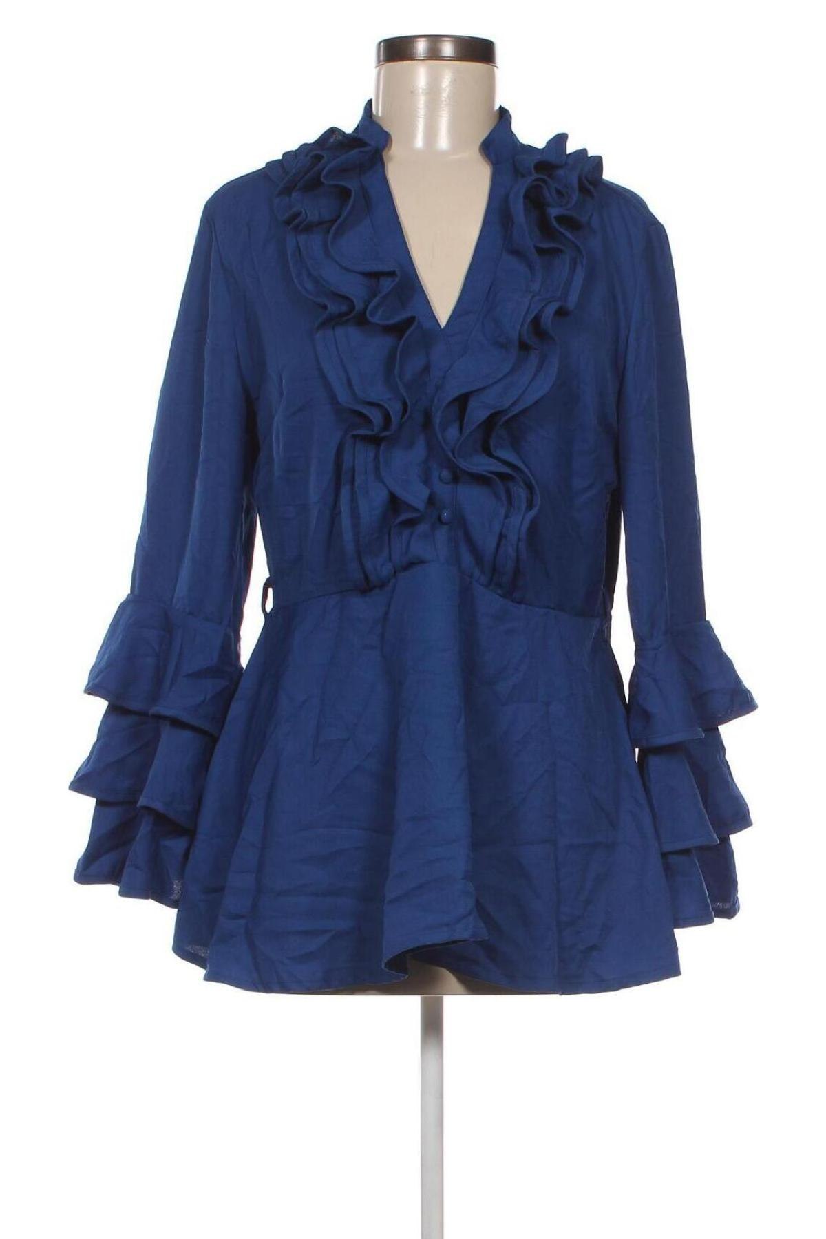 Bluză de femei Almatrichi, Mărime XL, Culoare Albastru, Preț 126,31 Lei
