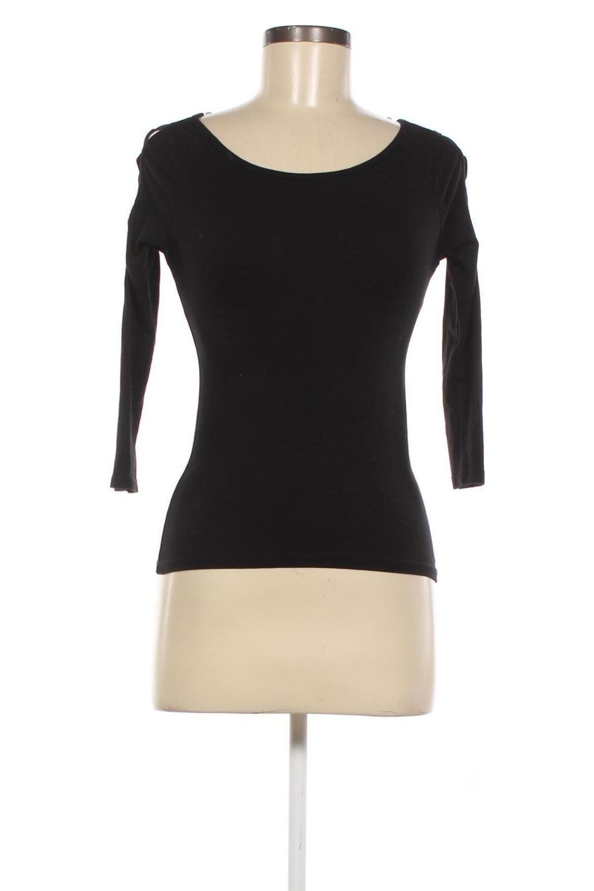 Γυναικεία μπλούζα Amisu, Μέγεθος L, Χρώμα Μαύρο, Τιμή 4,91 €