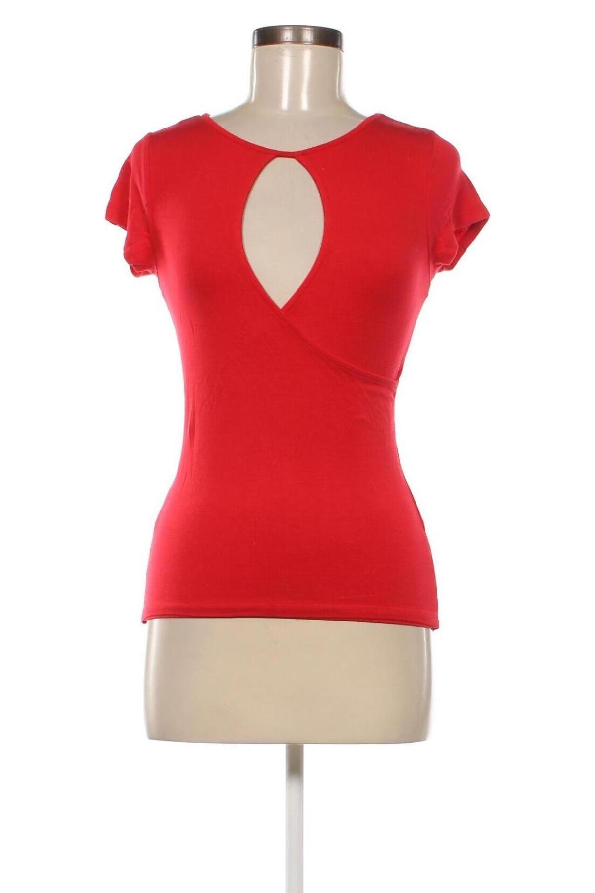 Γυναικεία μπλούζα Amisu, Μέγεθος S, Χρώμα Κόκκινο, Τιμή 3,17 €