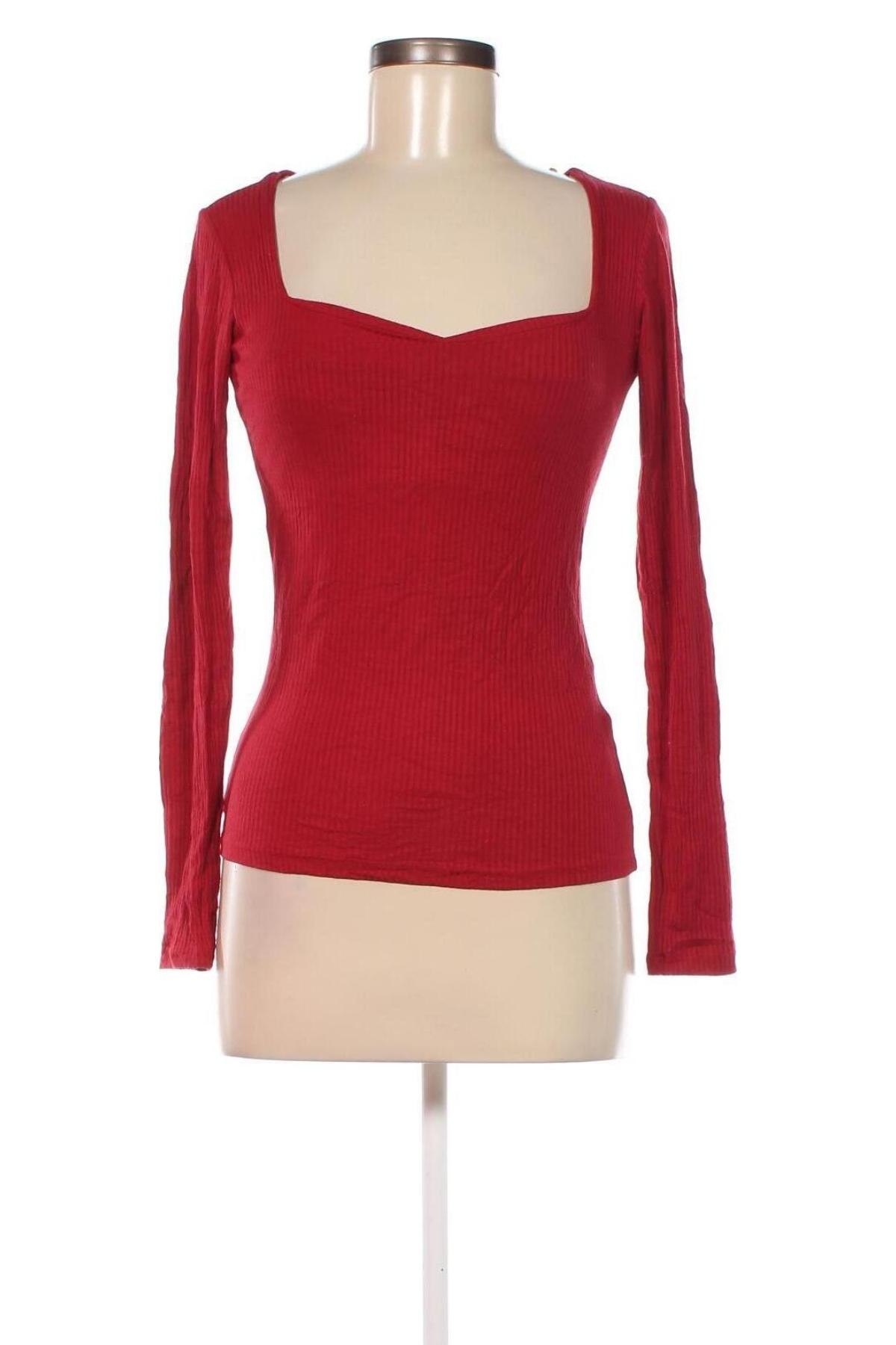 Γυναικεία μπλούζα Amisu, Μέγεθος S, Χρώμα Κόκκινο, Τιμή 11,75 €