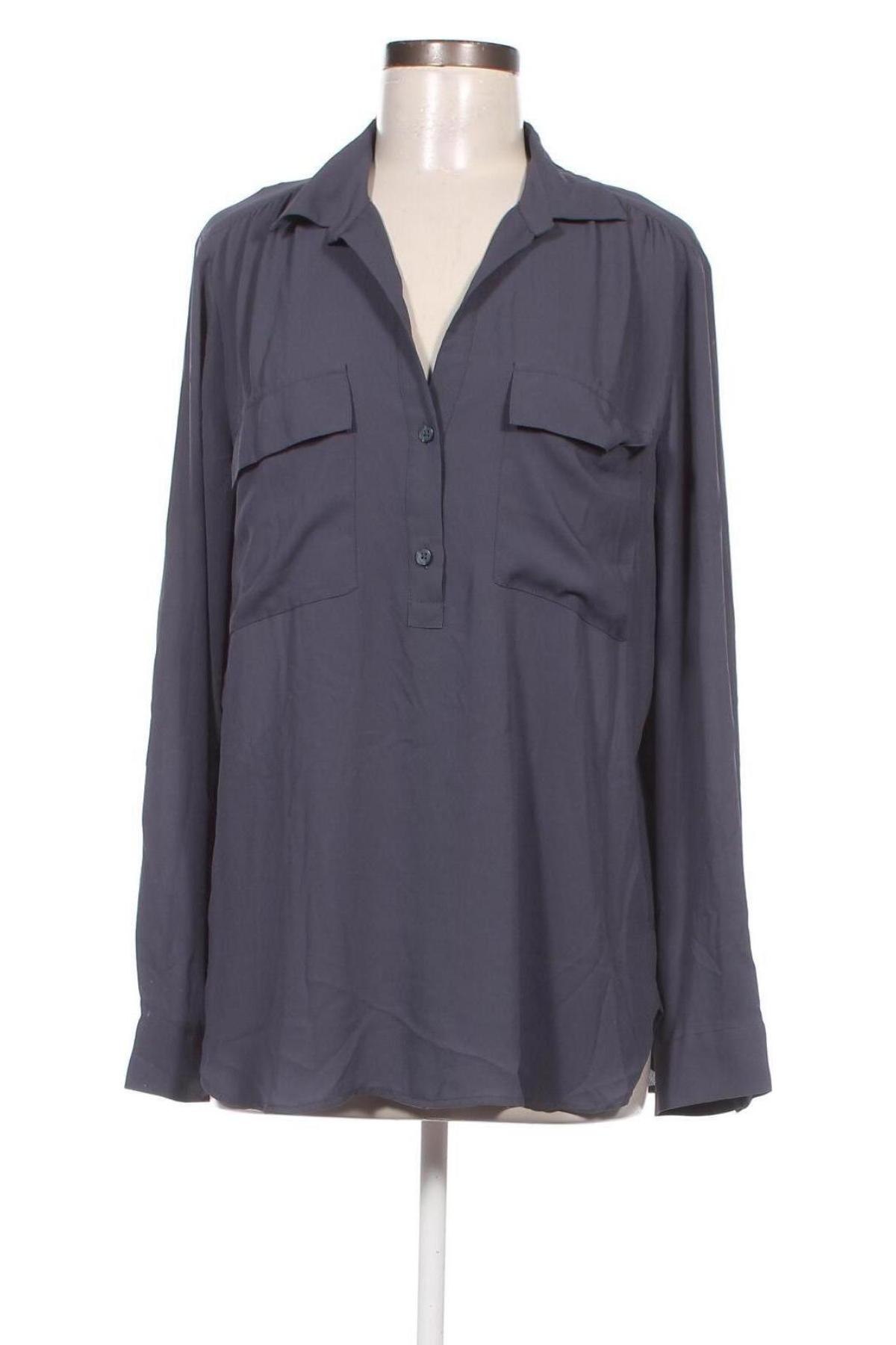 Дамска блуза Ann Taylor, Размер L, Цвят Сив, Цена 16,32 лв.