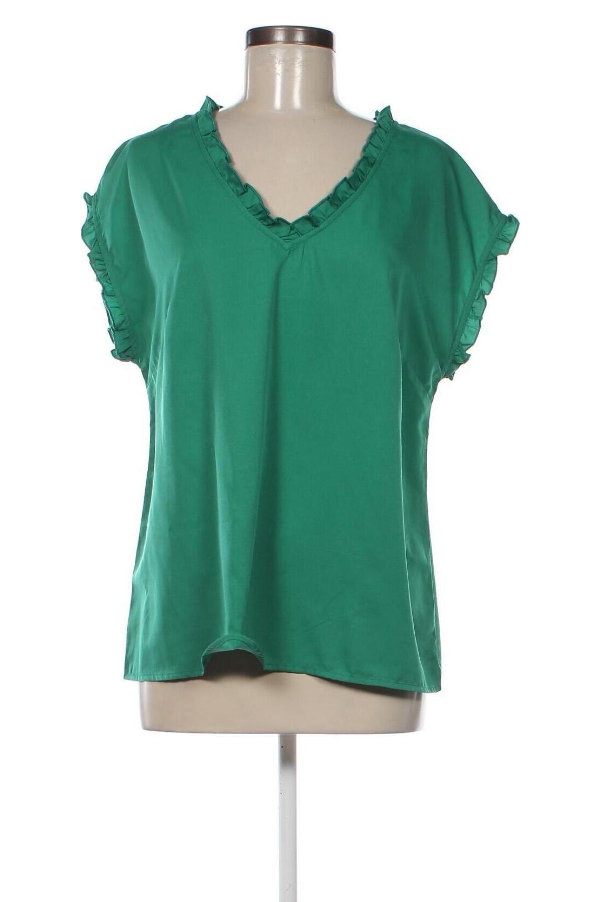 Bluză de femei Blancheporte, Mărime M, Culoare Verde, Preț 49,87 Lei