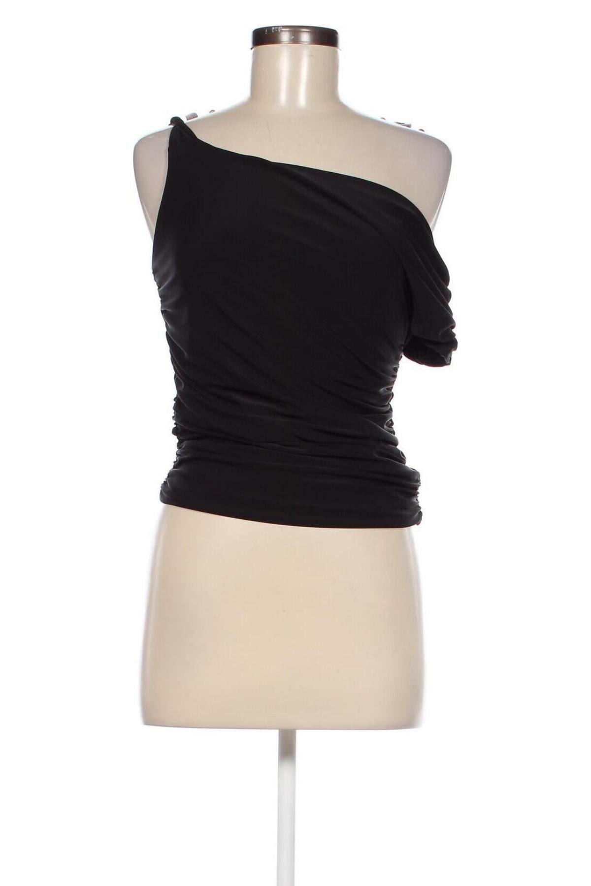 Дамска блуза Boohoo, Размер M, Цвят Черен, Цена 15,01 лв.