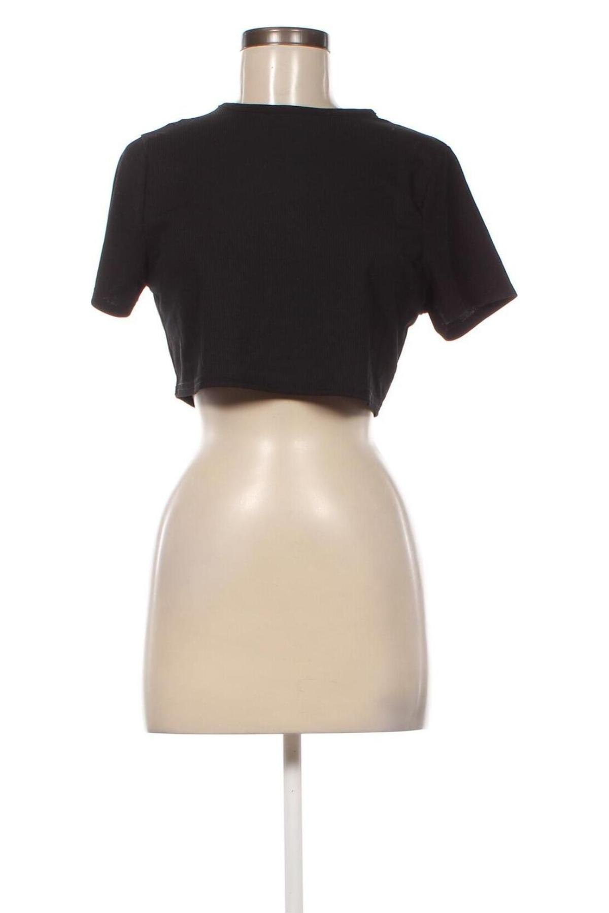Γυναικεία μπλούζα Boohoo, Μέγεθος L, Χρώμα Μαύρο, Τιμή 4,70 €