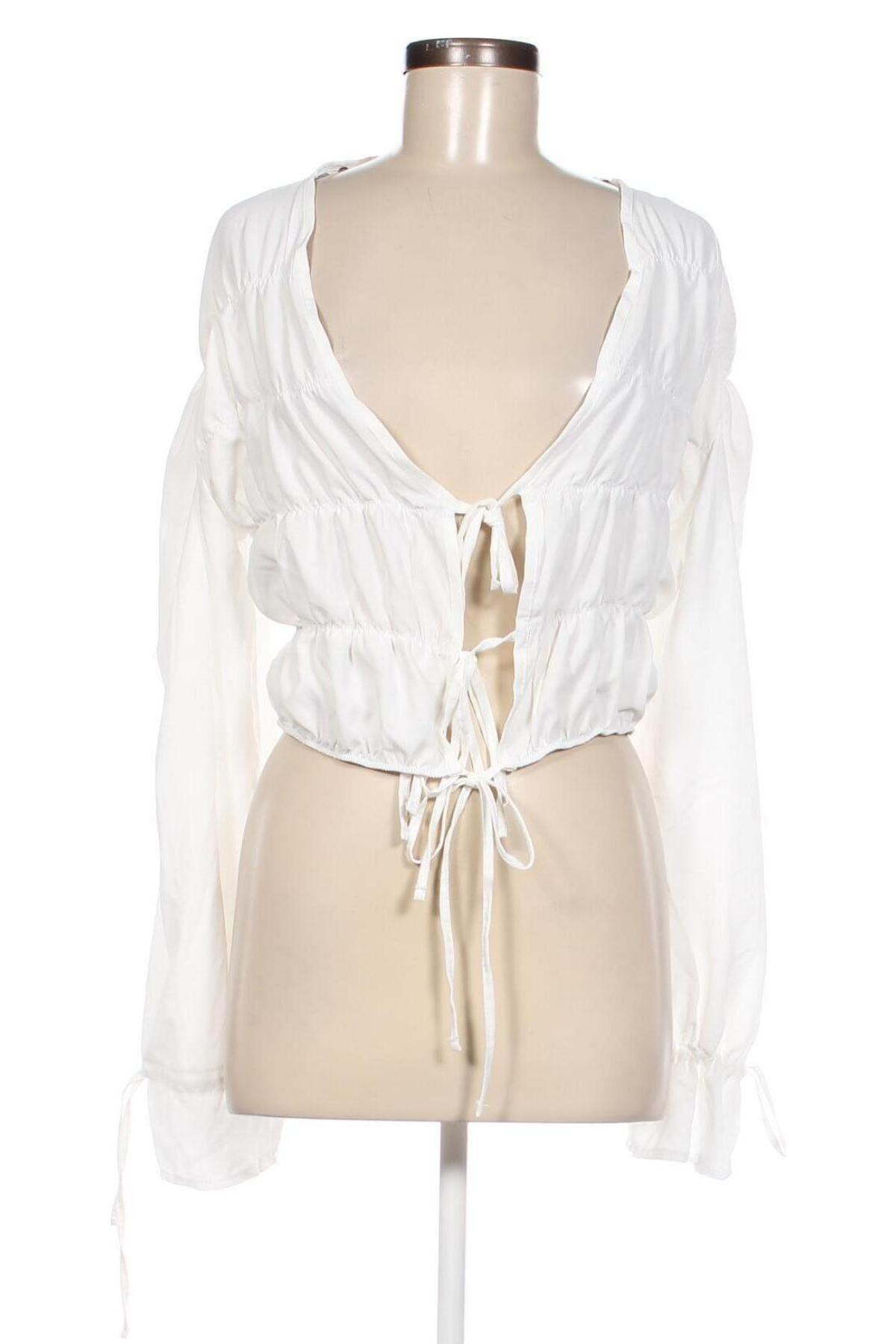 Damen Shirt Boohoo, Größe M, Farbe Weiß, Preis 6,71 €