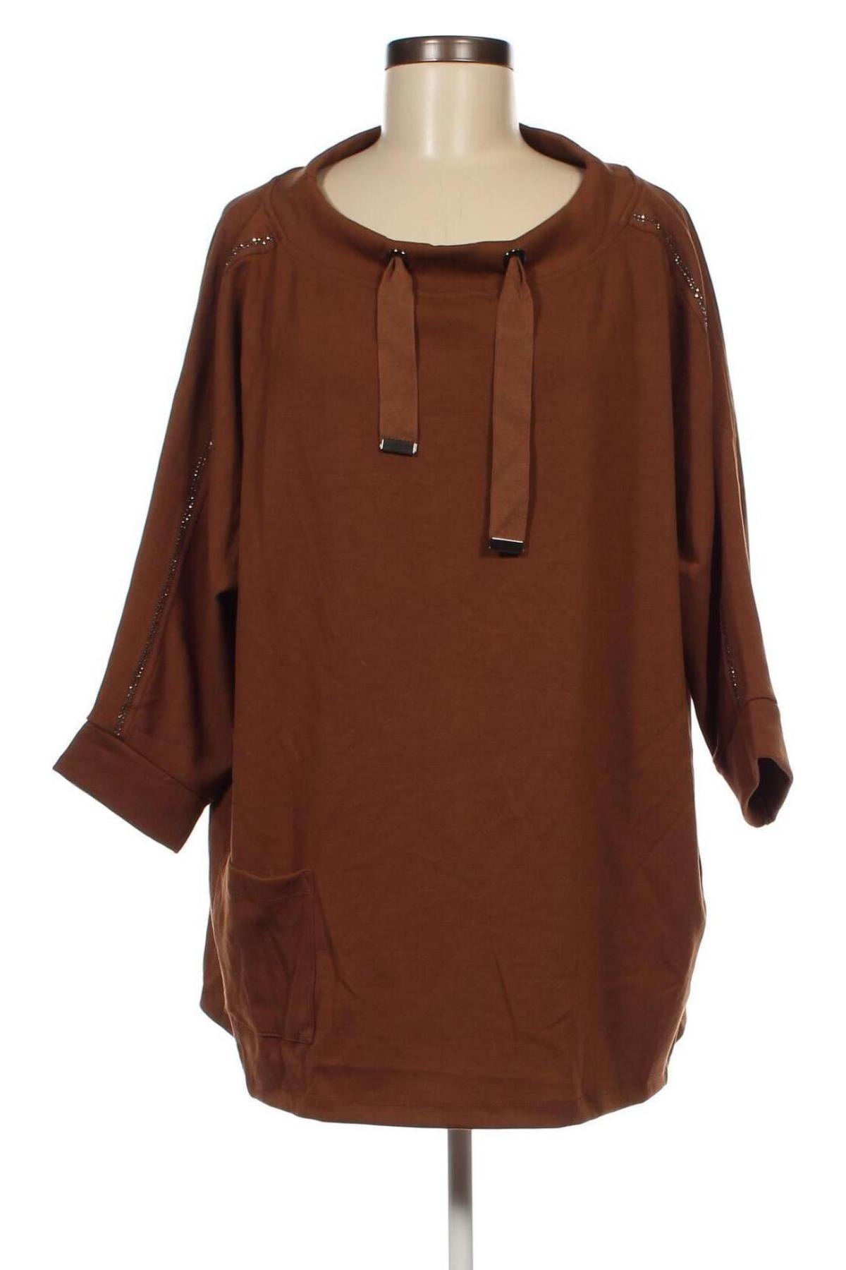 Дамска блуза C&A, Размер XL, Цвят Кафяв, Цена 19,00 лв.
