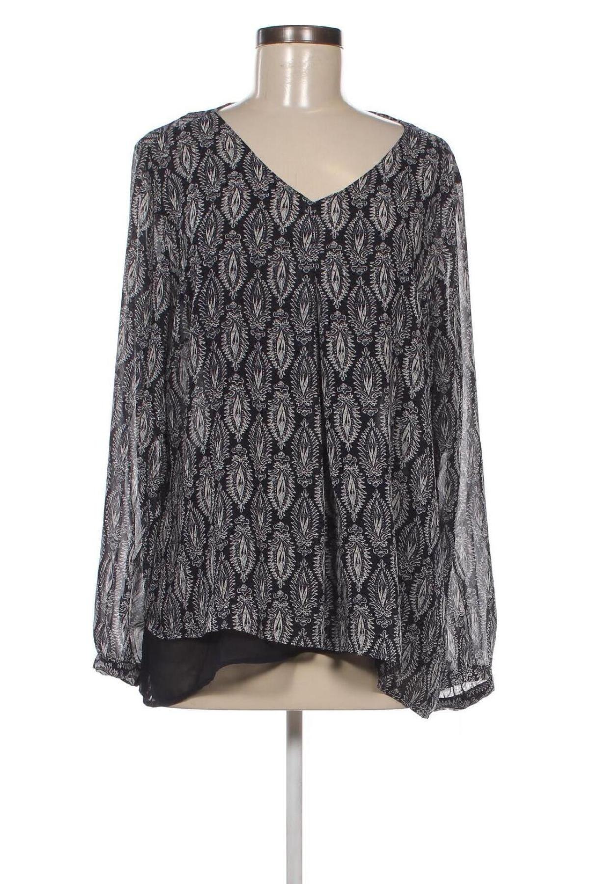 Γυναικεία μπλούζα Comma,, Μέγεθος XL, Χρώμα Πολύχρωμο, Τιμή 13,36 €