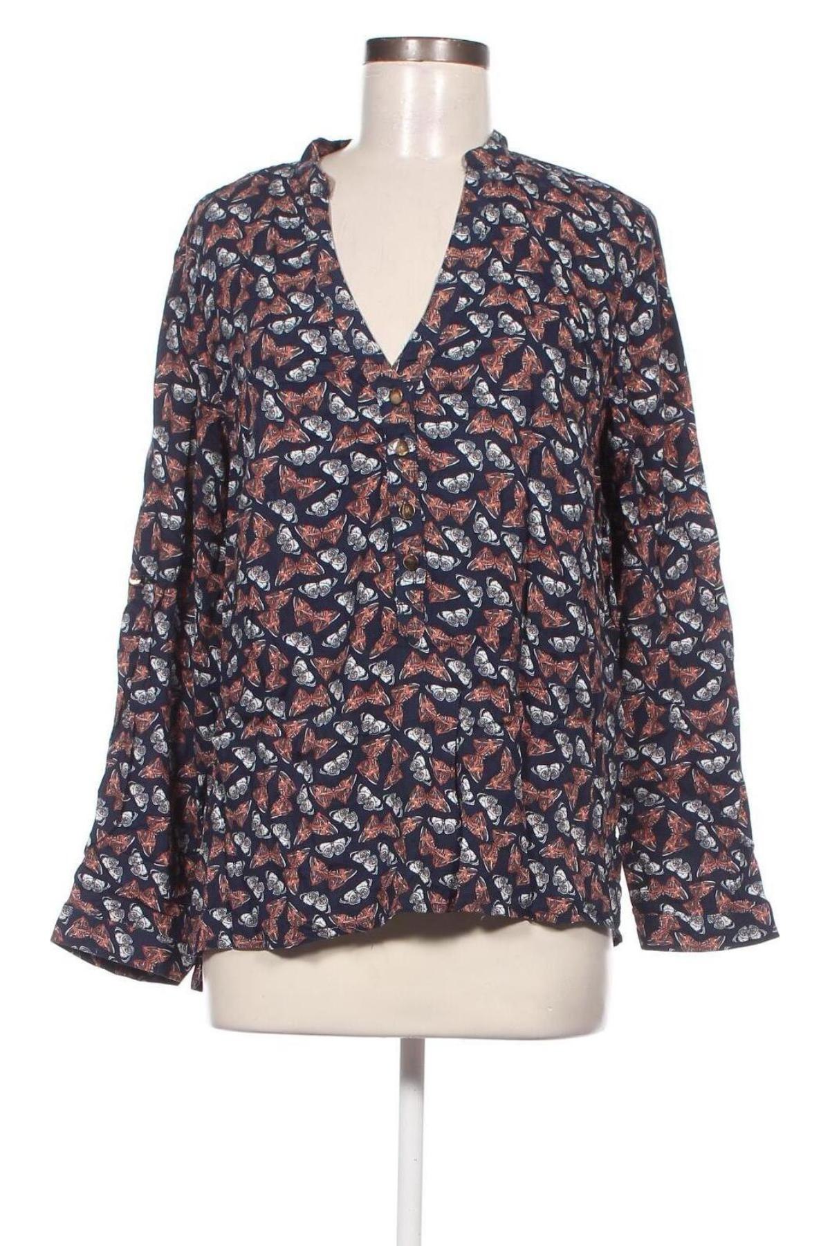 Дамска блуза Cortefiel, Размер L, Цвят Многоцветен, Цена 10,20 лв.