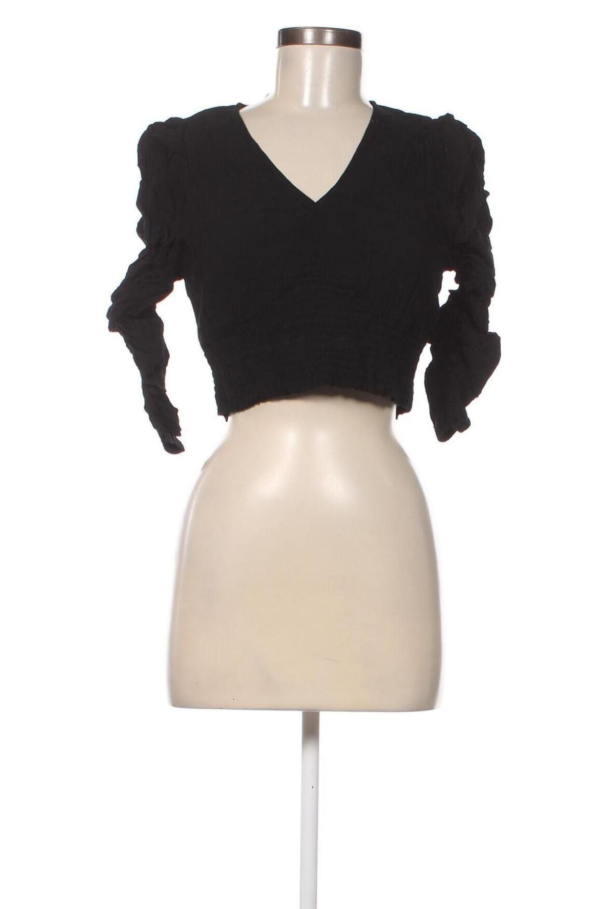 Γυναικεία μπλούζα Cropp, Μέγεθος XL, Χρώμα Μαύρο, Τιμή 3,79 €