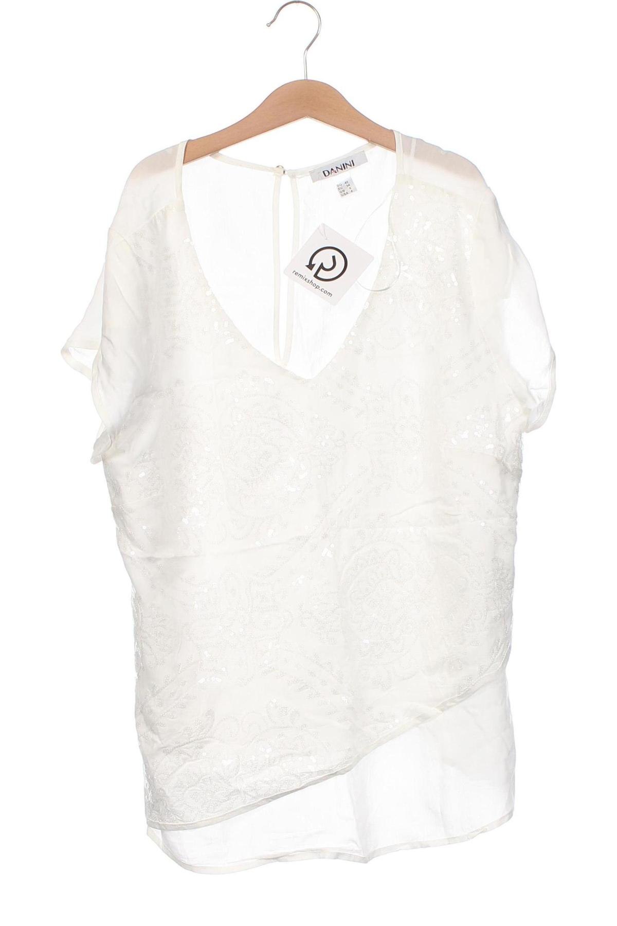 Дамска блуза Danini, Размер XS, Цвят Бял, Цена 9,00 лв.