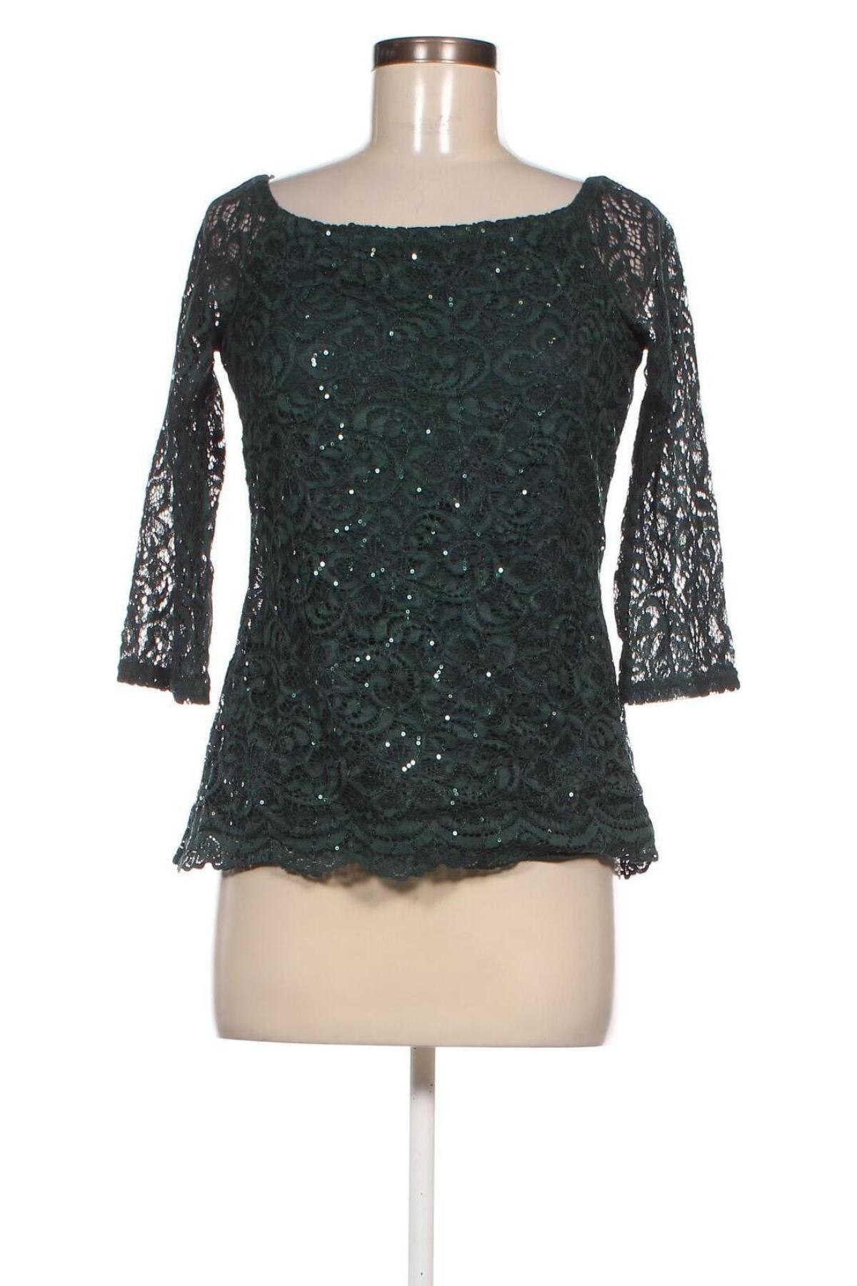 Дамска блуза Dorothy Perkins, Размер M, Цвят Зелен, Цена 27,00 лв.