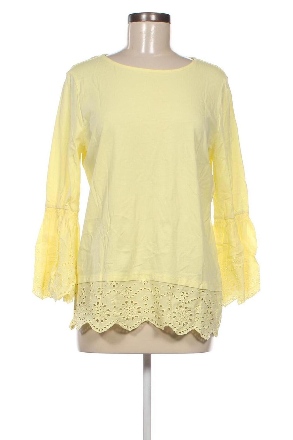 Дамска блуза Edc By Esprit, Размер L, Цвят Жълт, Цена 34,00 лв.