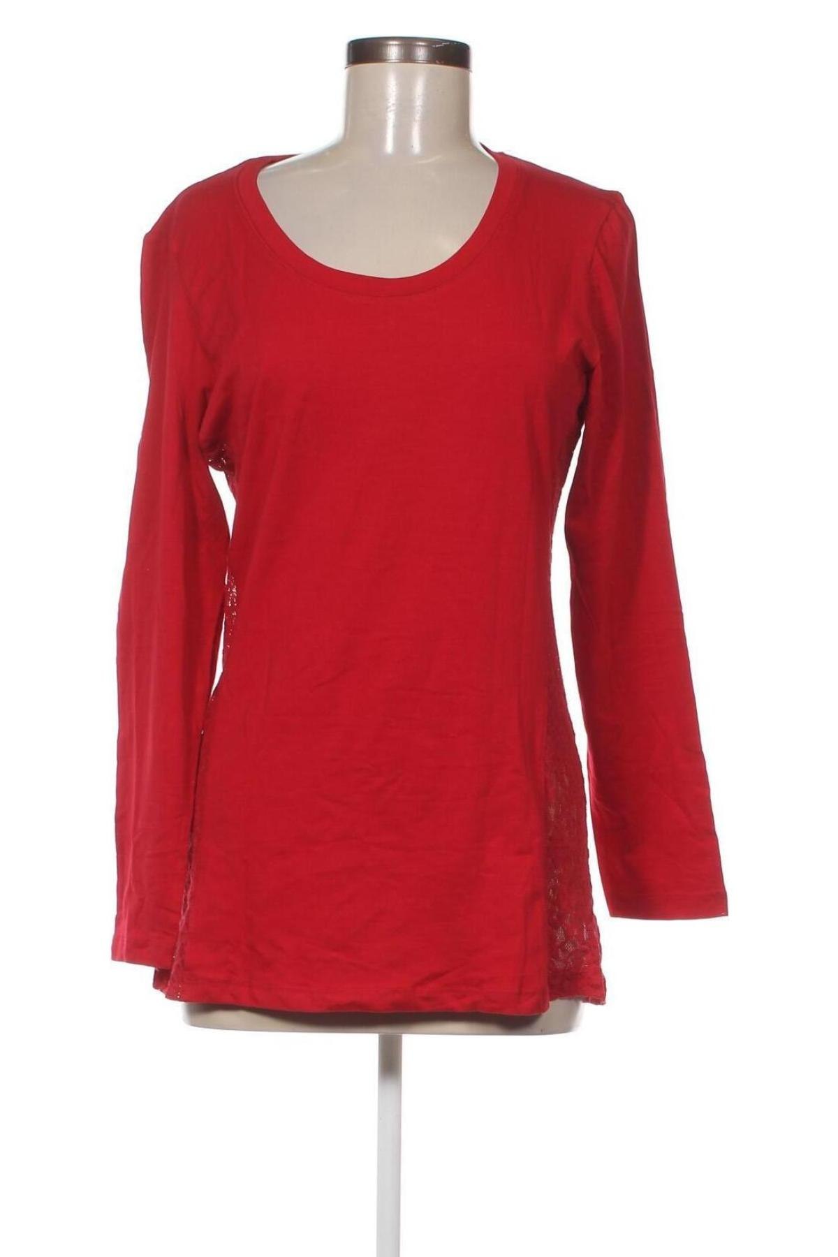 Γυναικεία μπλούζα Elle Nor, Μέγεθος XL, Χρώμα Κόκκινο, Τιμή 4,58 €