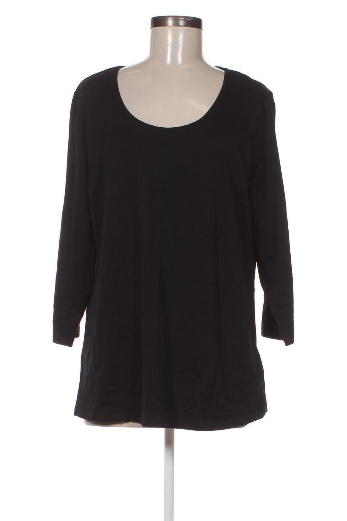 Γυναικεία μπλούζα Ellos, Μέγεθος 3XL, Χρώμα Μαύρο, Τιμή 12,54 €