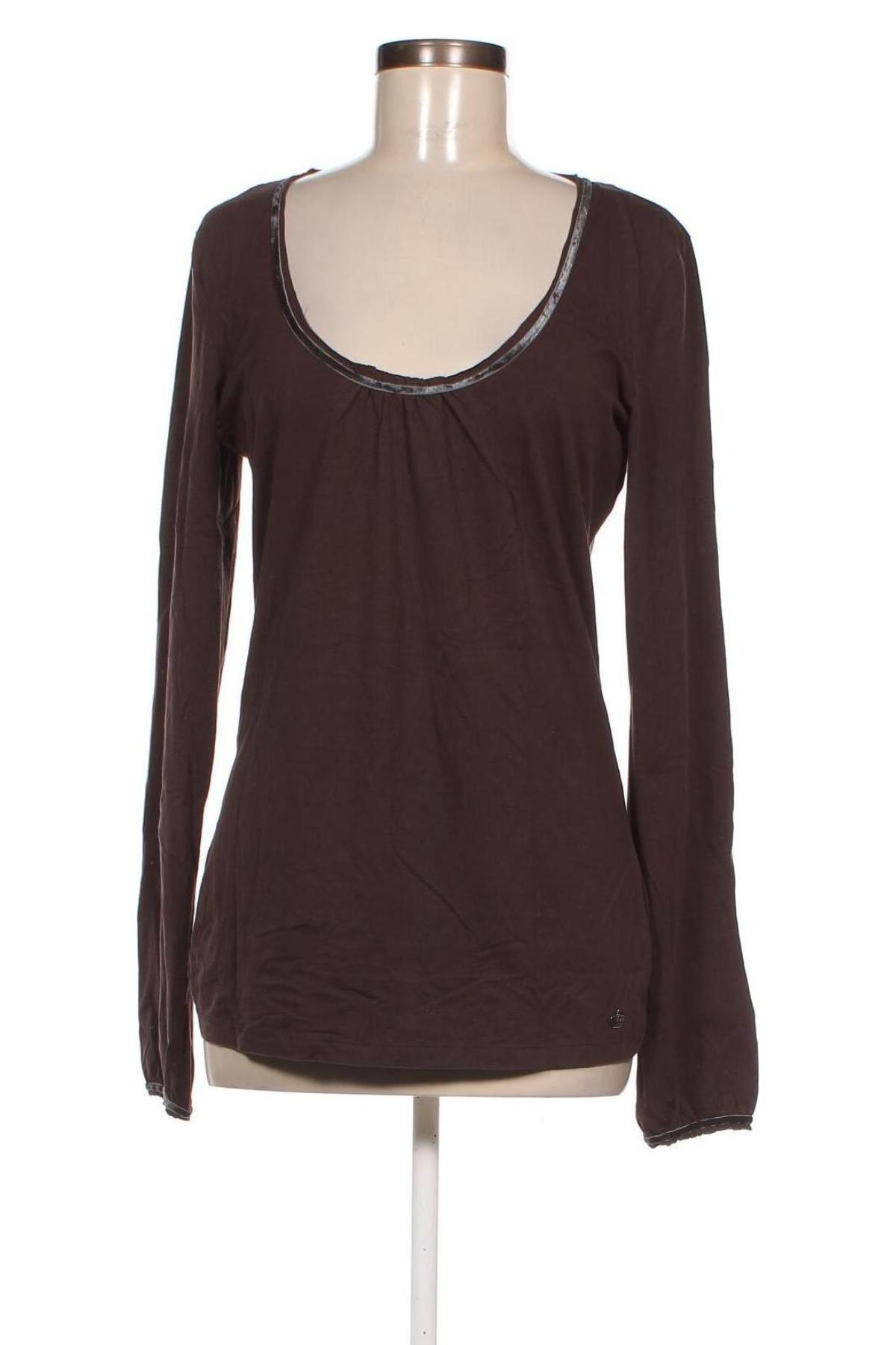 Γυναικεία μπλούζα Esprit, Μέγεθος XL, Χρώμα Καφέ, Τιμή 11,36 €