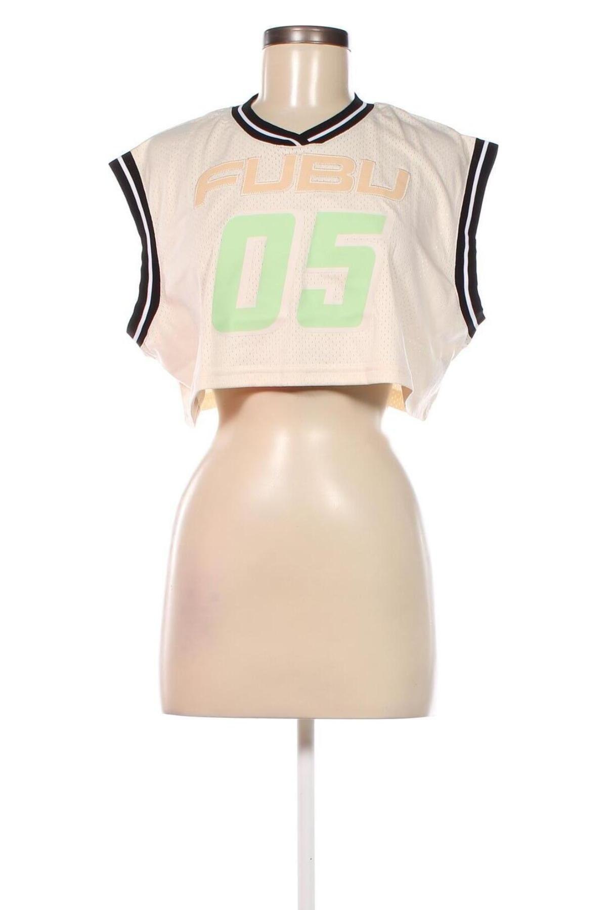 Γυναικεία μπλούζα FUBU, Μέγεθος S, Χρώμα Εκρού, Τιμή 4,99 €