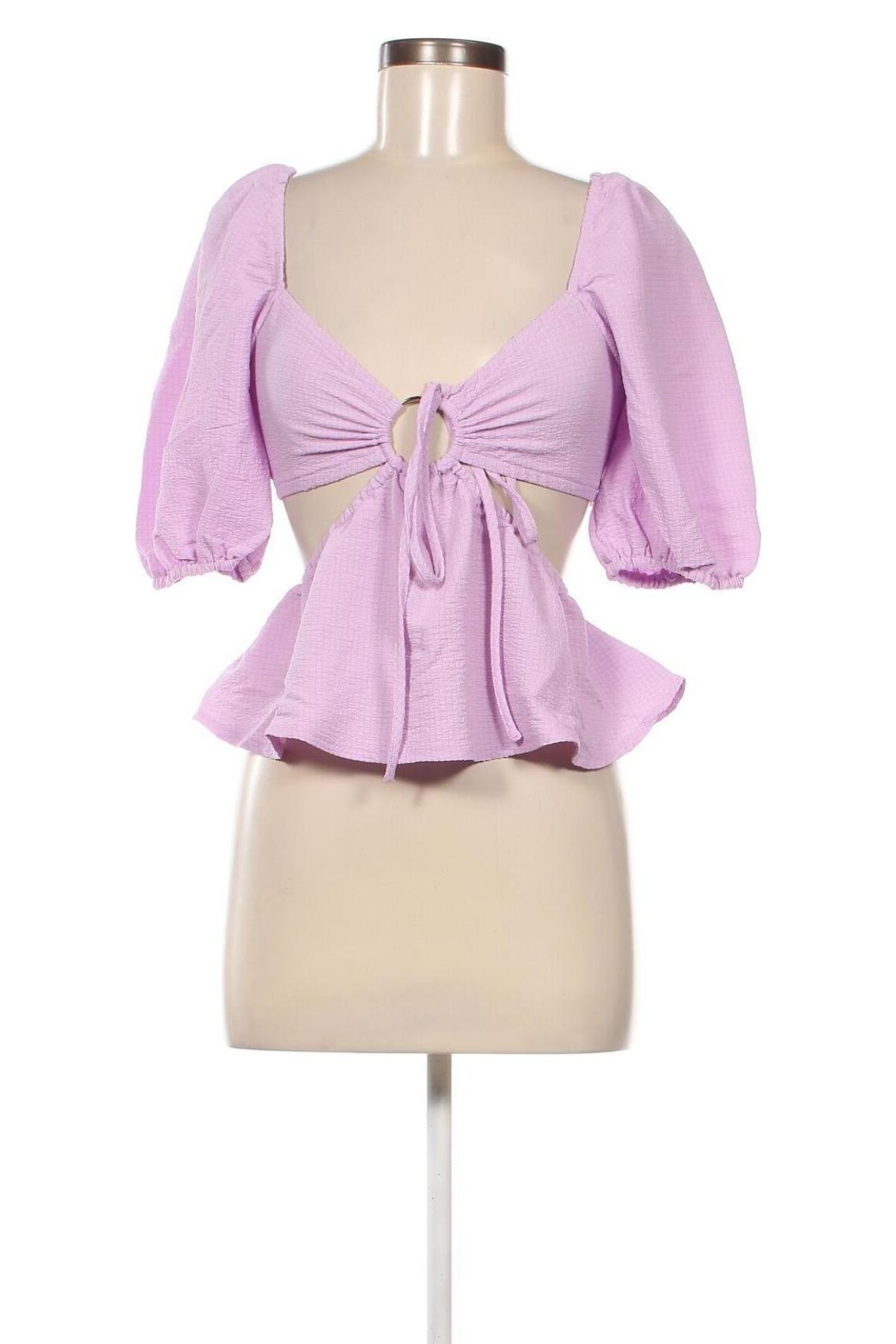 Дамска блуза Fashion Union, Размер S, Цвят Лилав, Цена 10,01 лв.