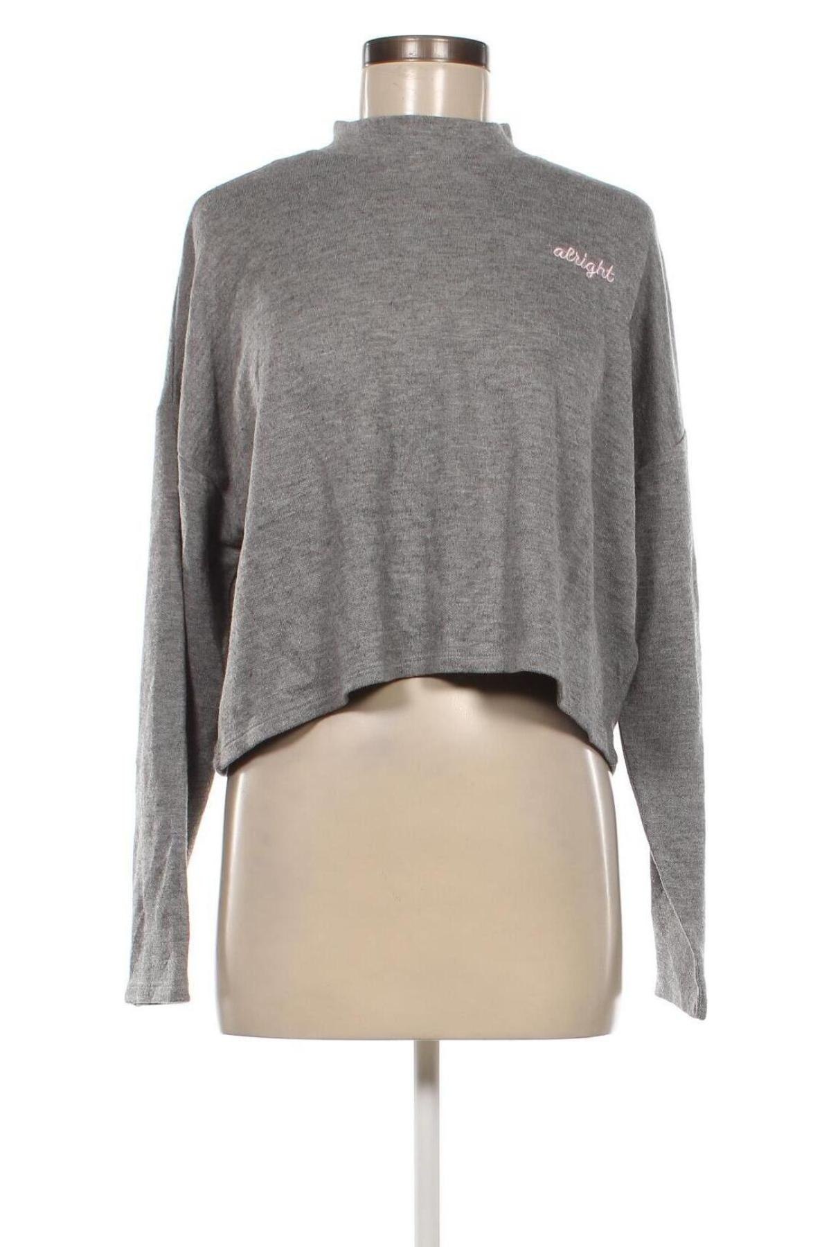 Γυναικεία μπλούζα Fb Sister, Μέγεθος XL, Χρώμα Γκρί, Τιμή 4,91 €