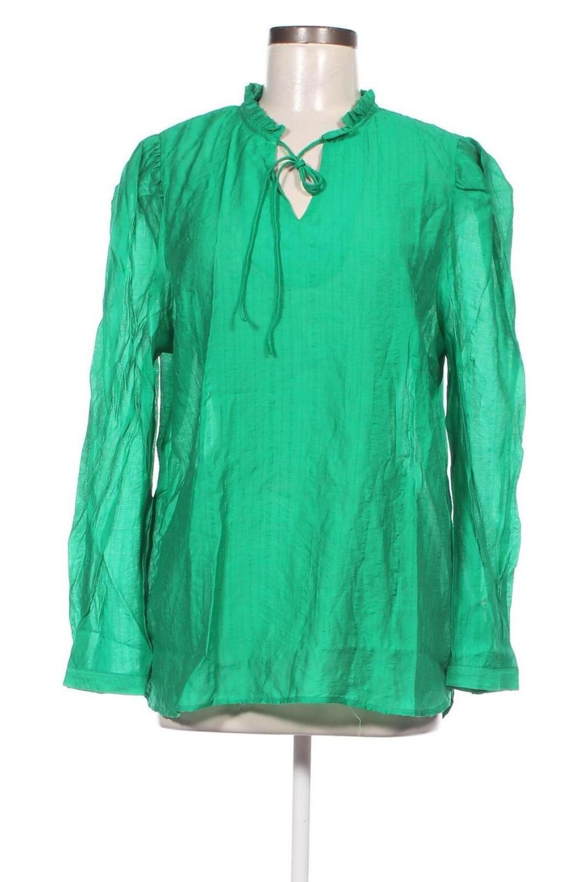 Bluză de femei Free Quent, Mărime L, Culoare Verde, Preț 37,99 Lei