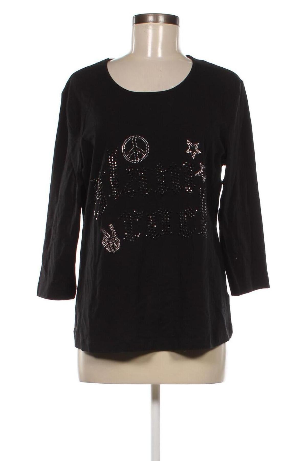 Γυναικεία μπλούζα Gerry Weber, Μέγεθος L, Χρώμα Μαύρο, Τιμή 20,10 €