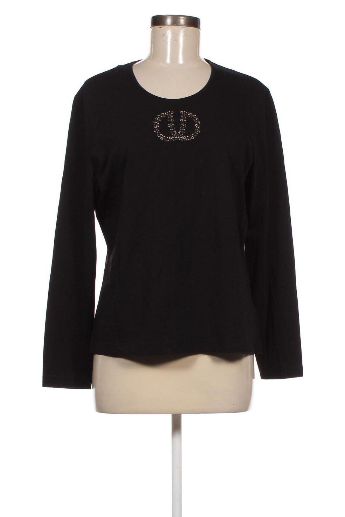 Γυναικεία μπλούζα Gerry Weber, Μέγεθος M, Χρώμα Μαύρο, Τιμή 4,45 €