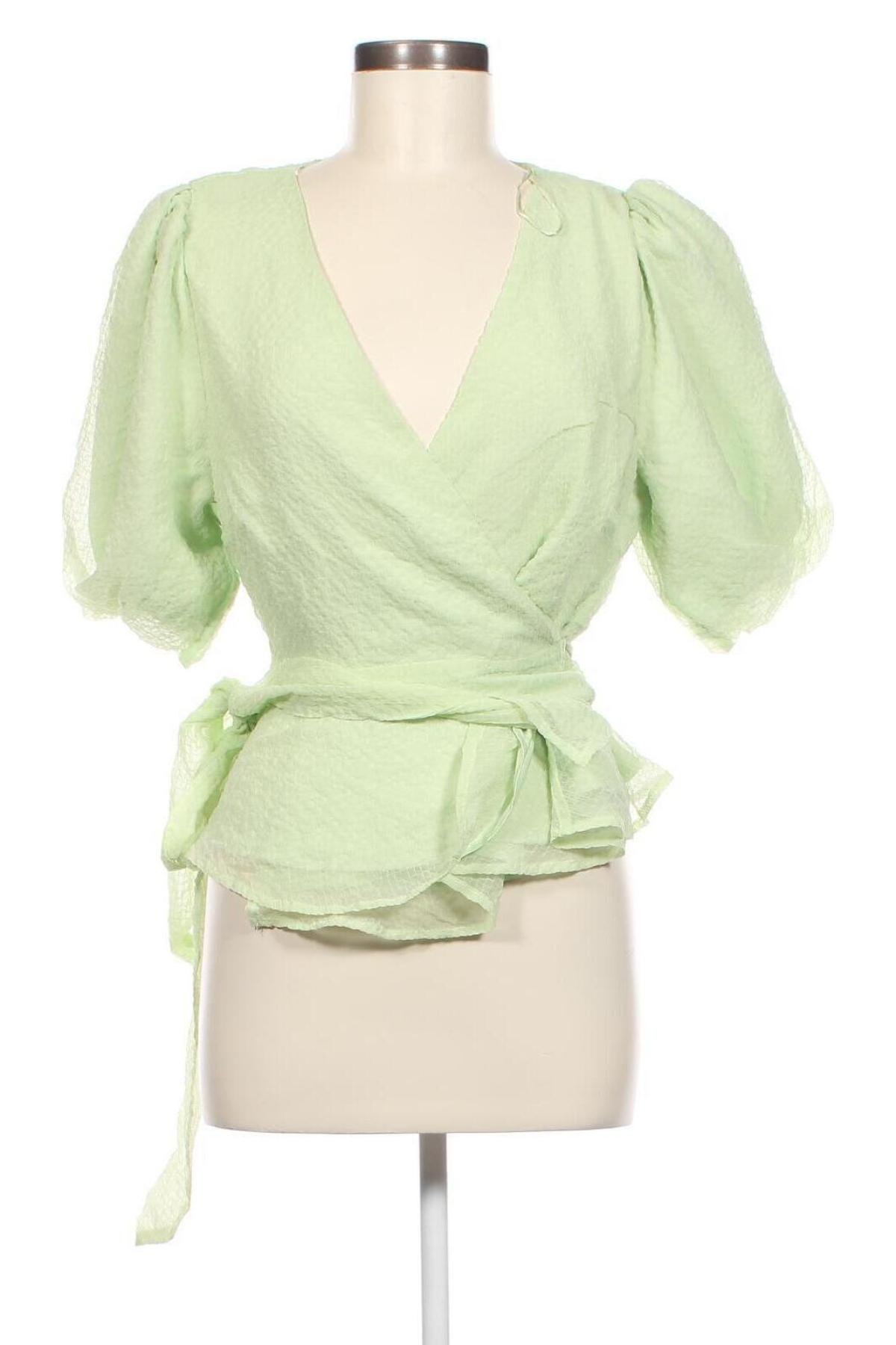 Damen Shirt Gina Tricot, Größe L, Farbe Grün, Preis € 23,71