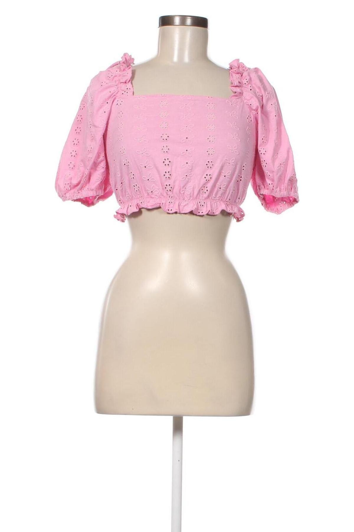 Γυναικεία μπλούζα Gina Tricot, Μέγεθος S, Χρώμα Ρόζ , Τιμή 8,54 €
