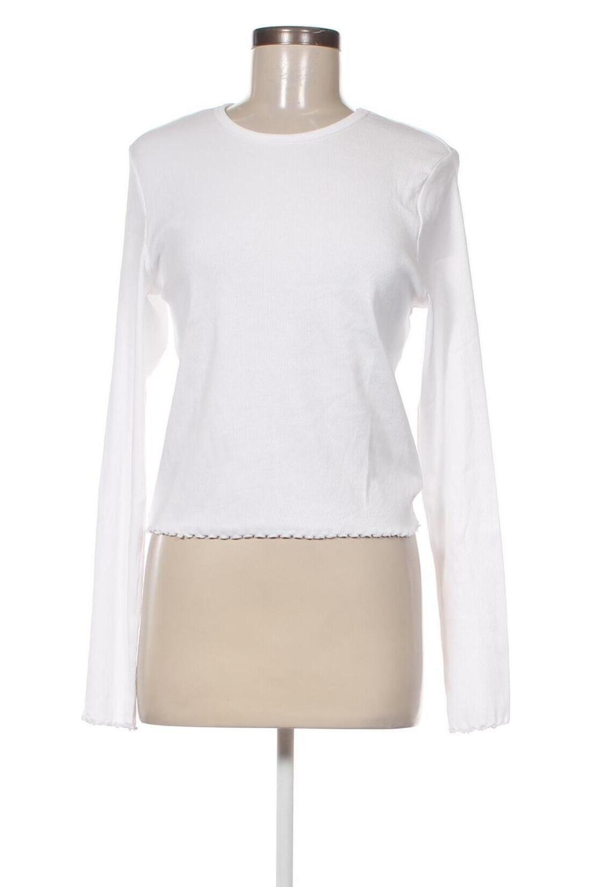 Γυναικεία μπλούζα Gina Tricot, Μέγεθος XL, Χρώμα Λευκό, Τιμή 3,79 €