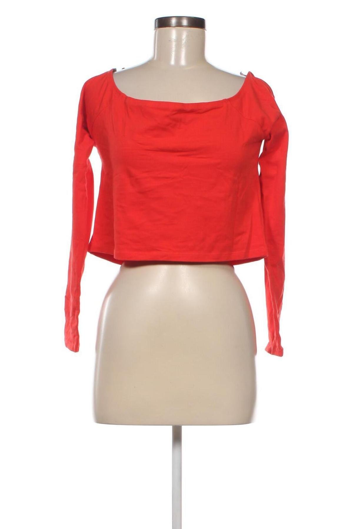 Дамска блуза Gina Tricot, Размер L, Цвят Червен, Цена 4,00 лв.