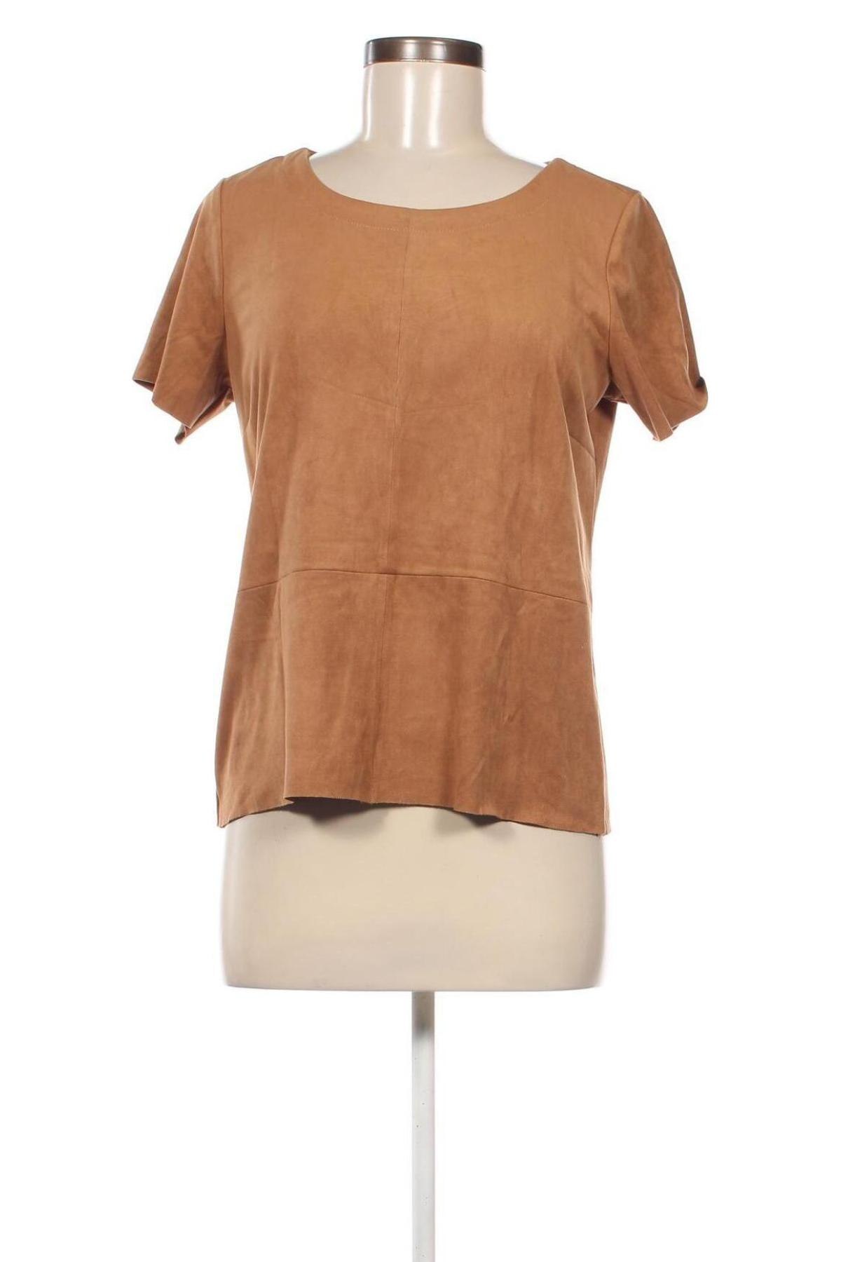 Дамска блуза Gina Tricot, Размер M, Цвят Кафяв, Цена 20,00 лв.