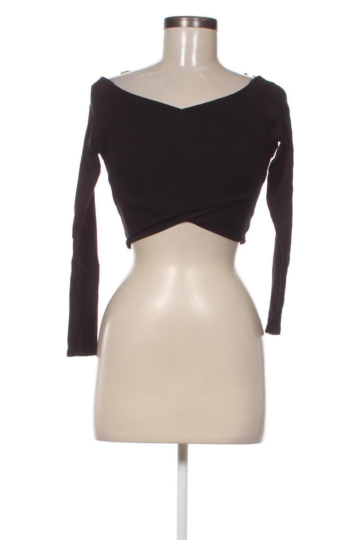 Дамска блуза H&M, Размер XS, Цвят Черен, Цена 3,80 лв.
