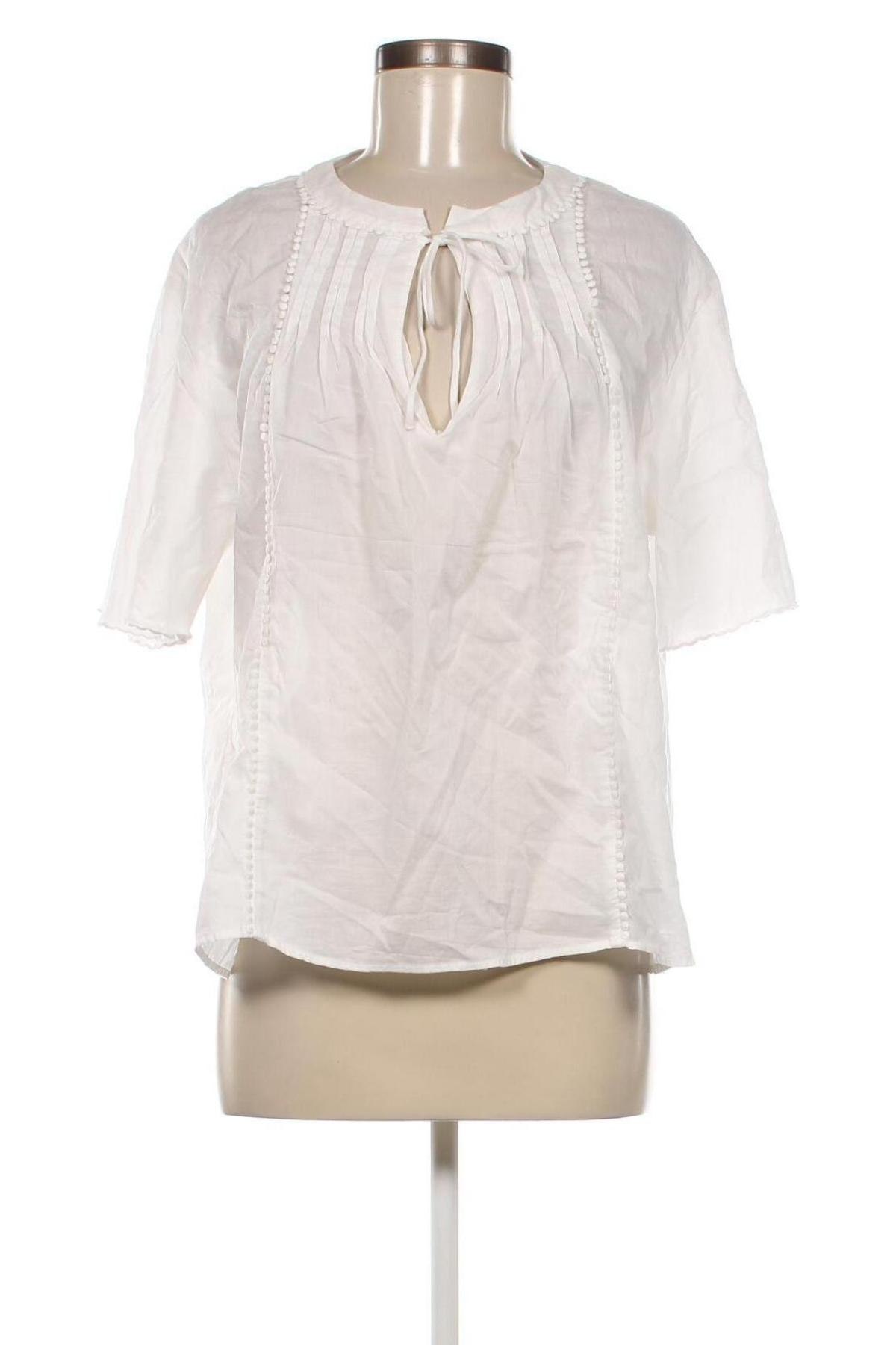 Дамска блуза H&M L.O.G.G., Размер M, Цвят Бял, Цена 15,04 лв.