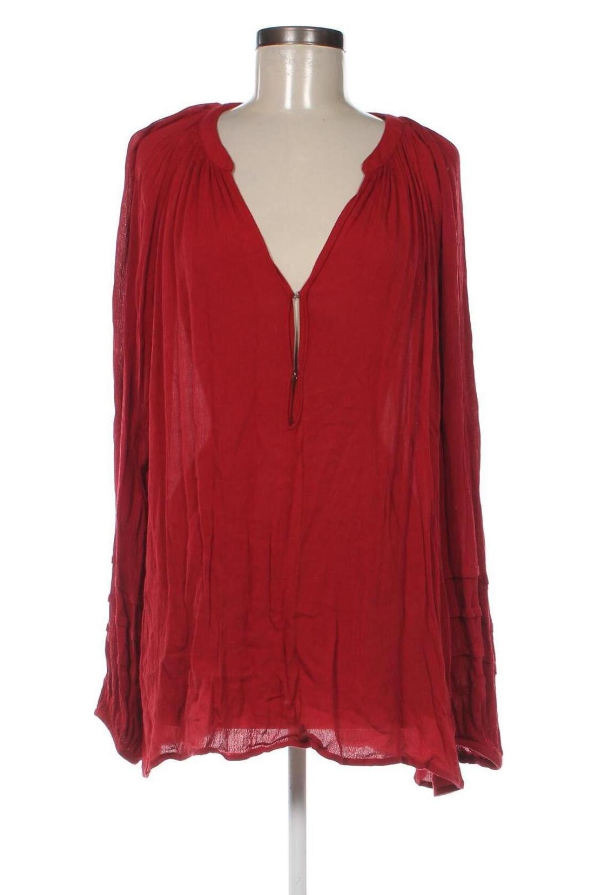 Γυναικεία μπλούζα H&M L.O.G.G., Μέγεθος M, Χρώμα Κόκκινο, Τιμή 5,10 €
