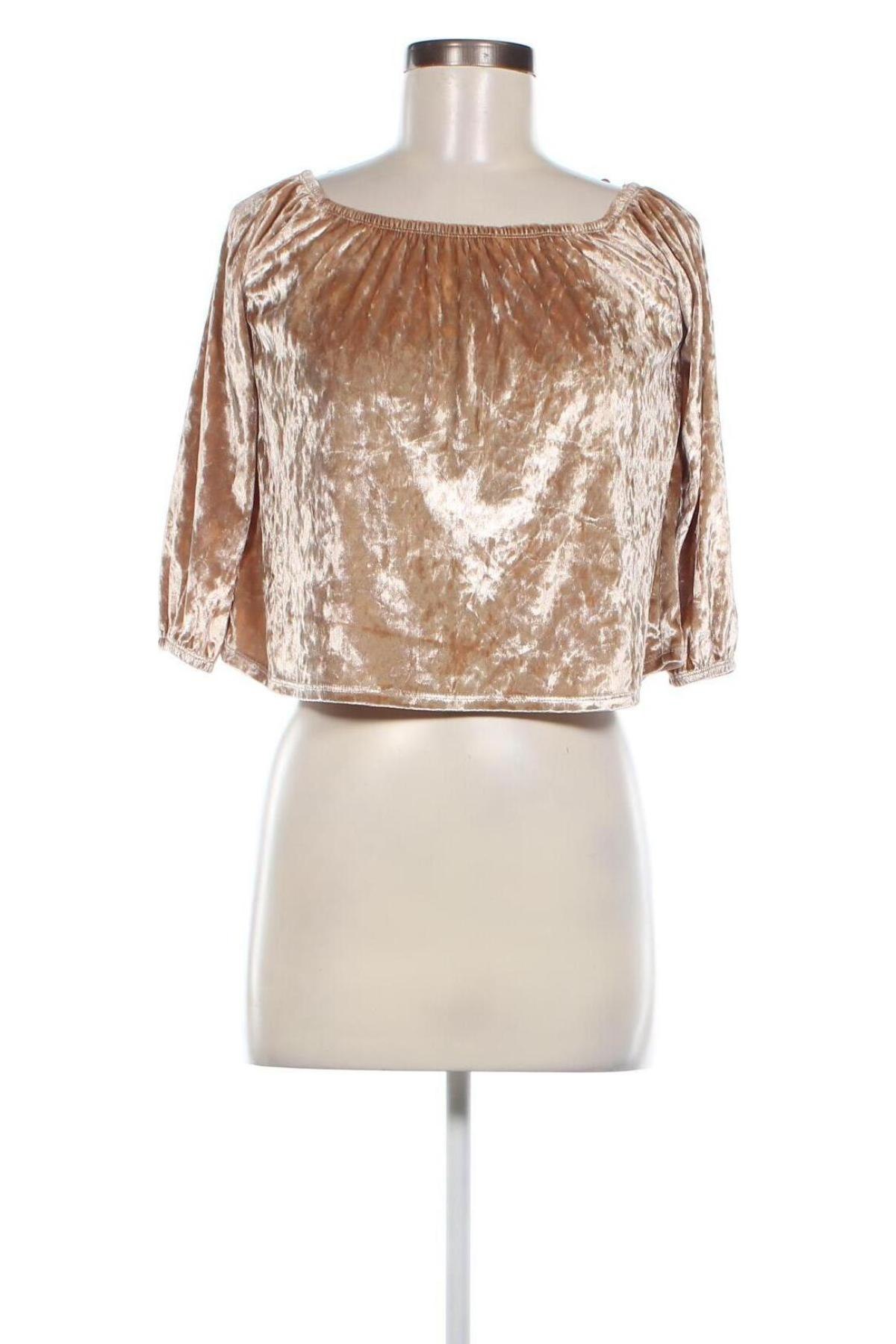 Γυναικεία μπλούζα Hollister, Μέγεθος S, Χρώμα  Μπέζ, Τιμή 10,78 €