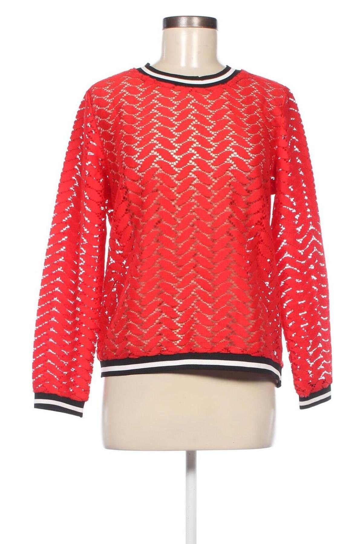 Γυναικεία μπλούζα Jacqueline De Yong, Μέγεθος L, Χρώμα Κόκκινο, Τιμή 3,76 €