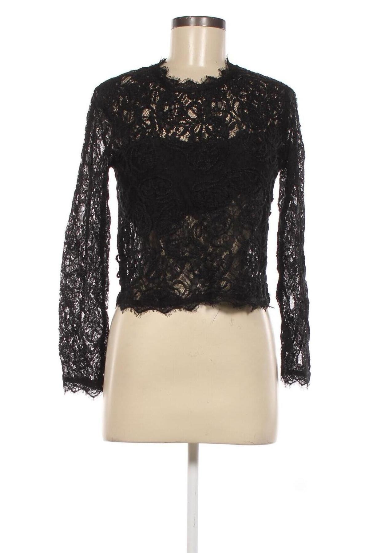 Γυναικεία μπλούζα Jennyfer, Μέγεθος L, Χρώμα Μαύρο, Τιμή 3,53 €
