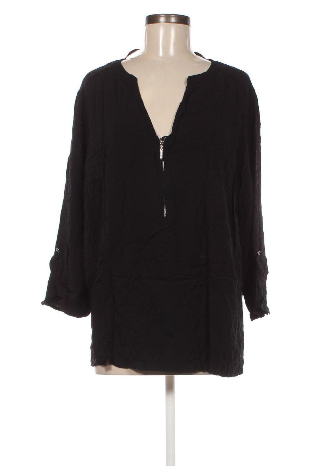 Дамска блуза Kiabi, Размер L, Цвят Черен, Цена 3,80 лв.