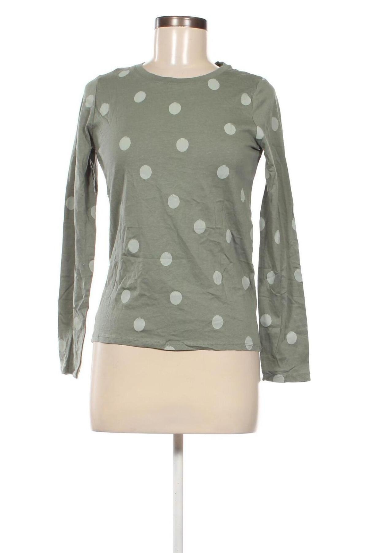 Γυναικεία μπλούζα Kiabi, Μέγεθος XS, Χρώμα Πράσινο, Τιμή 3,53 €