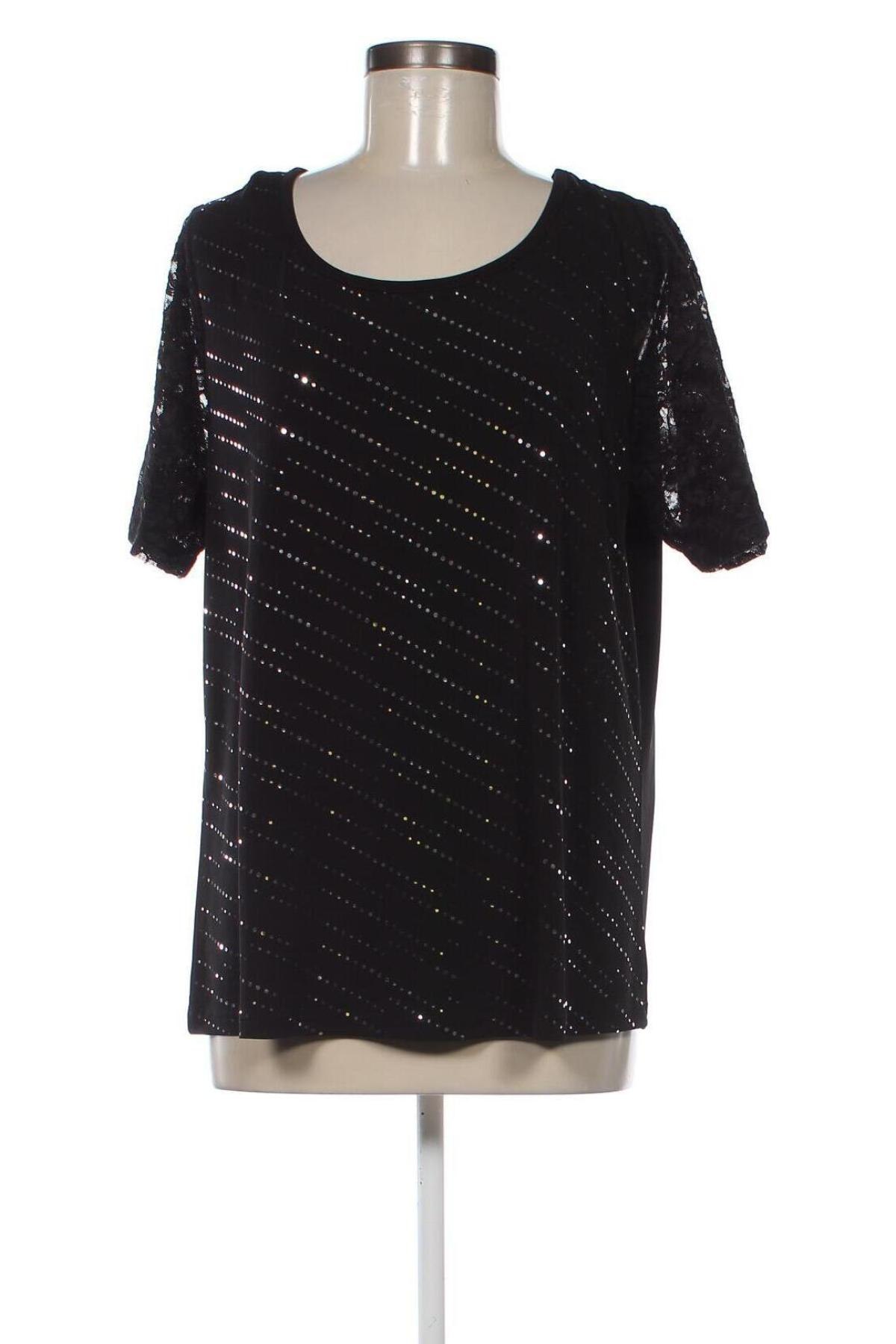 Γυναικεία μπλούζα Komplimente, Μέγεθος XXL, Χρώμα Μαύρο, Τιμή 9,69 €