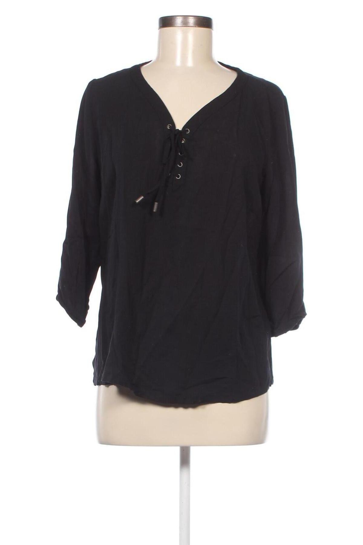 Дамска блуза Laura Torelli, Размер M, Цвят Черен, Цена 10,26 лв.