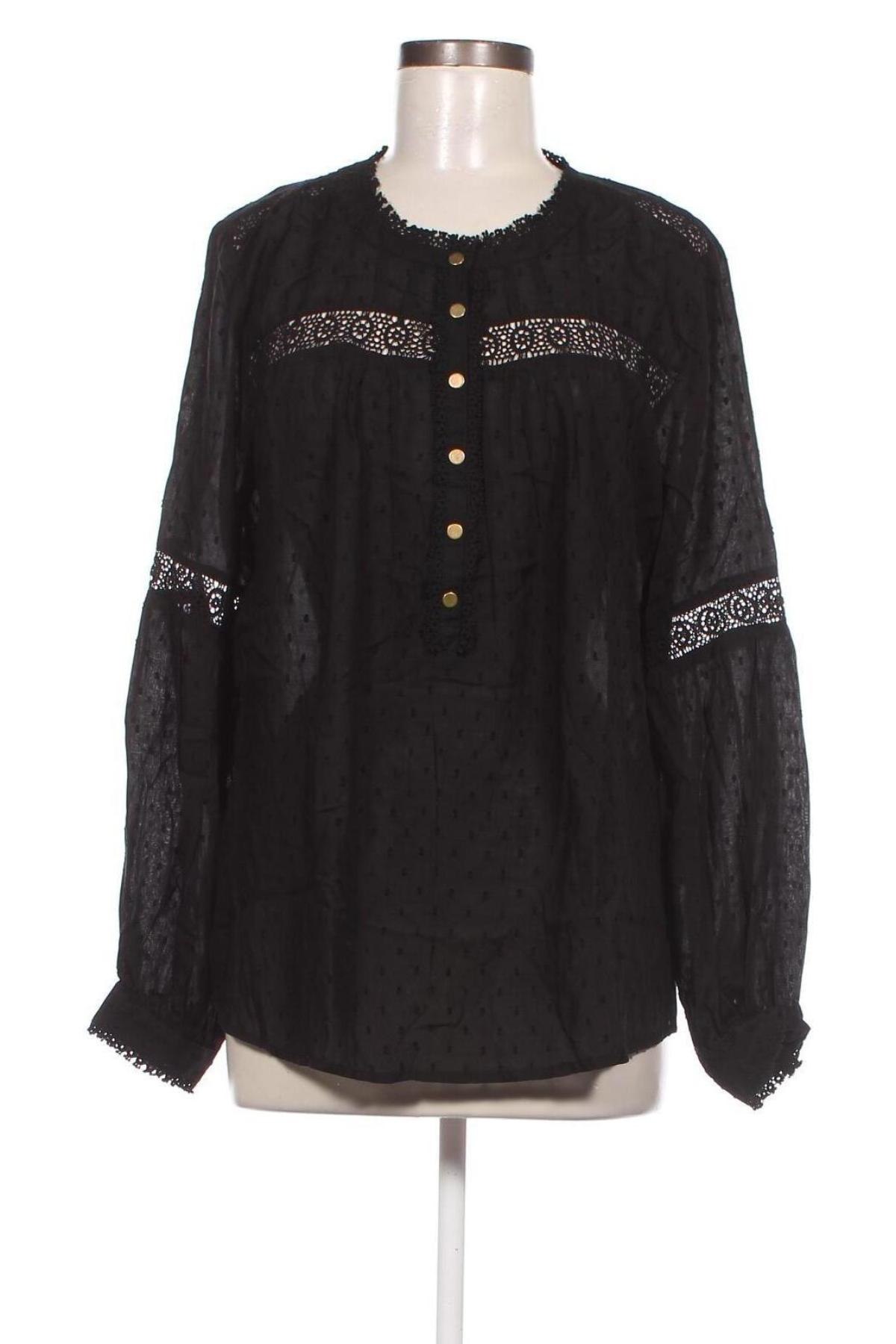 Γυναικεία μπλούζα Ltb, Μέγεθος L, Χρώμα Μαύρο, Τιμή 8,73 €