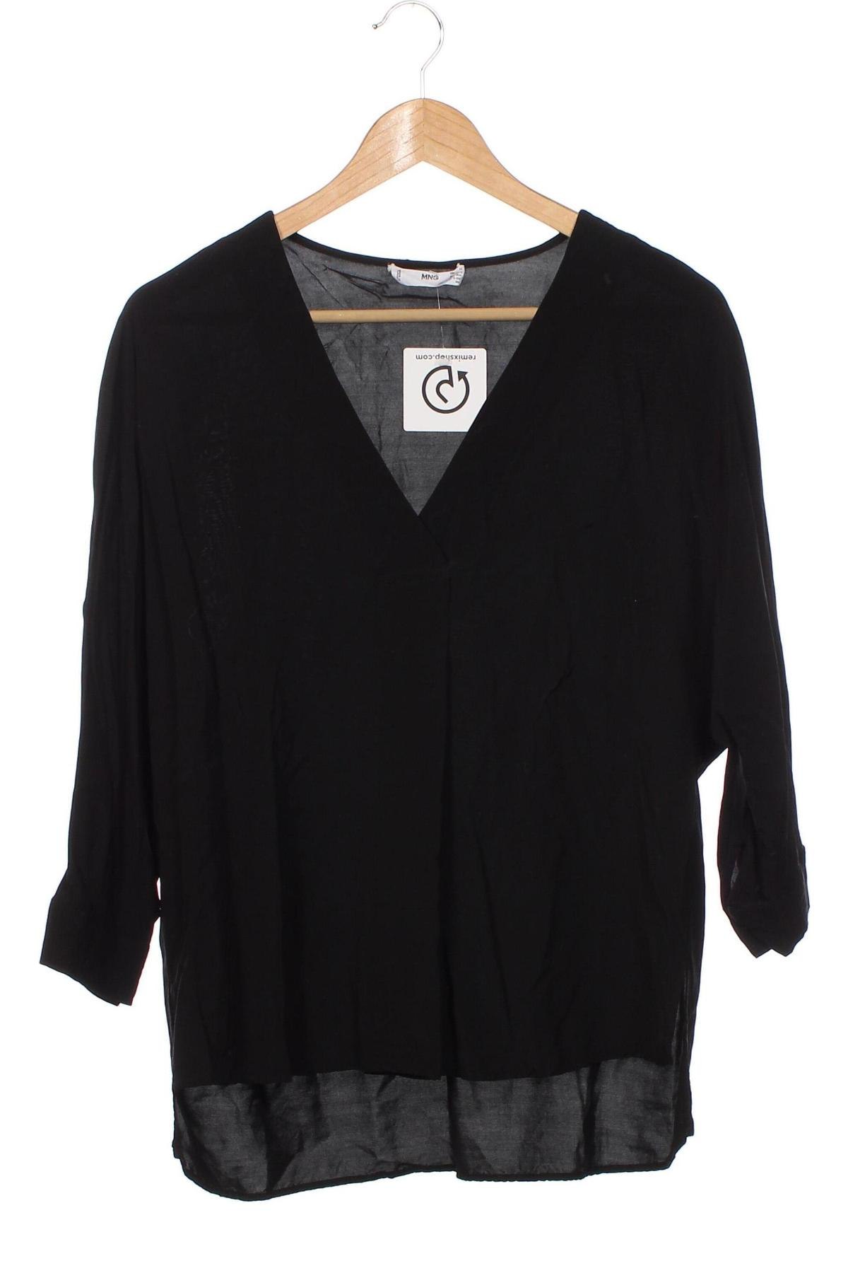 Γυναικεία μπλούζα Mango, Μέγεθος XS, Χρώμα Μαύρο, Τιμή 7,05 €