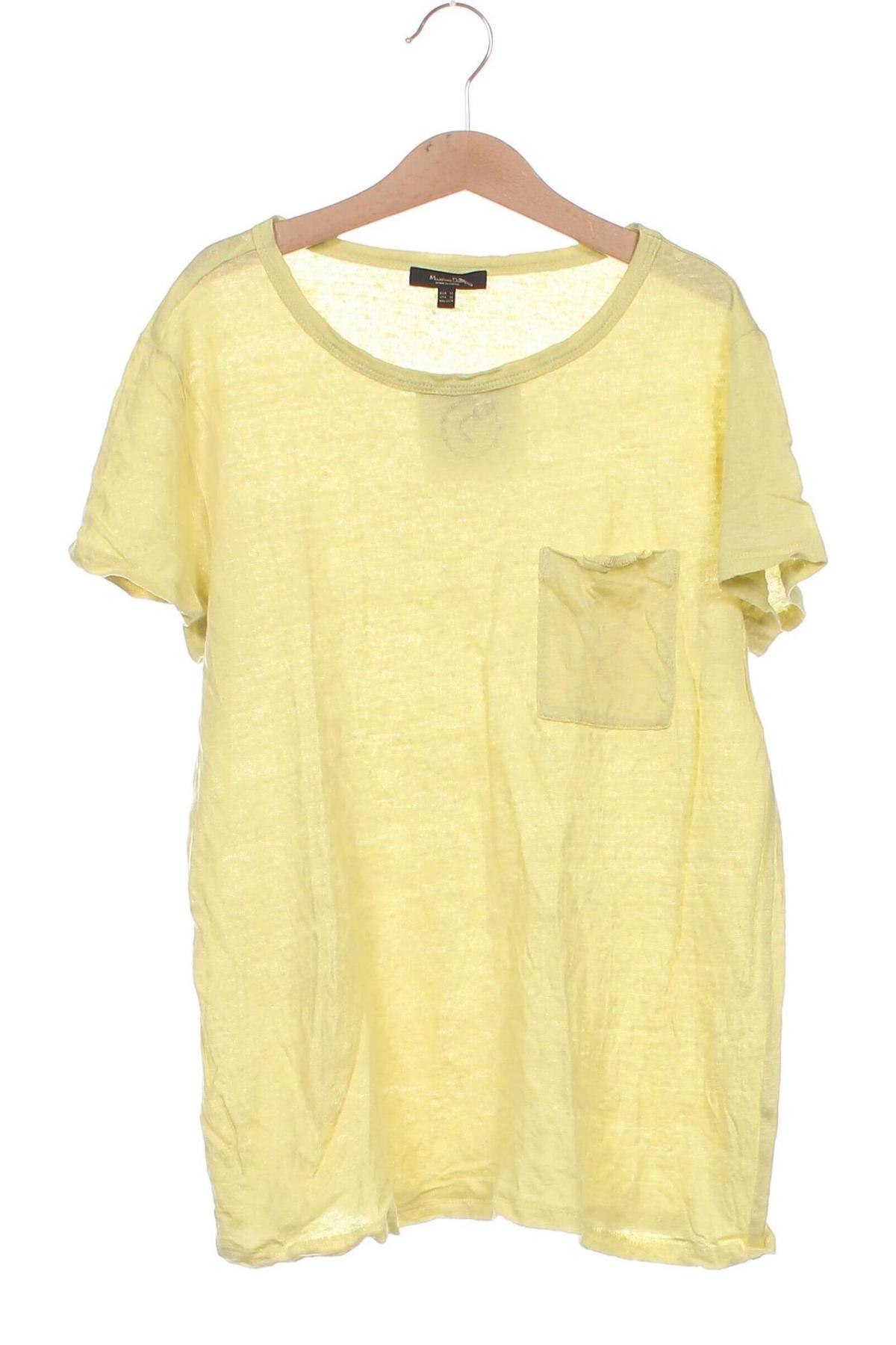 Bluză de femei Massimo Dutti, Mărime XS, Culoare Galben, Preț 73,24 Lei