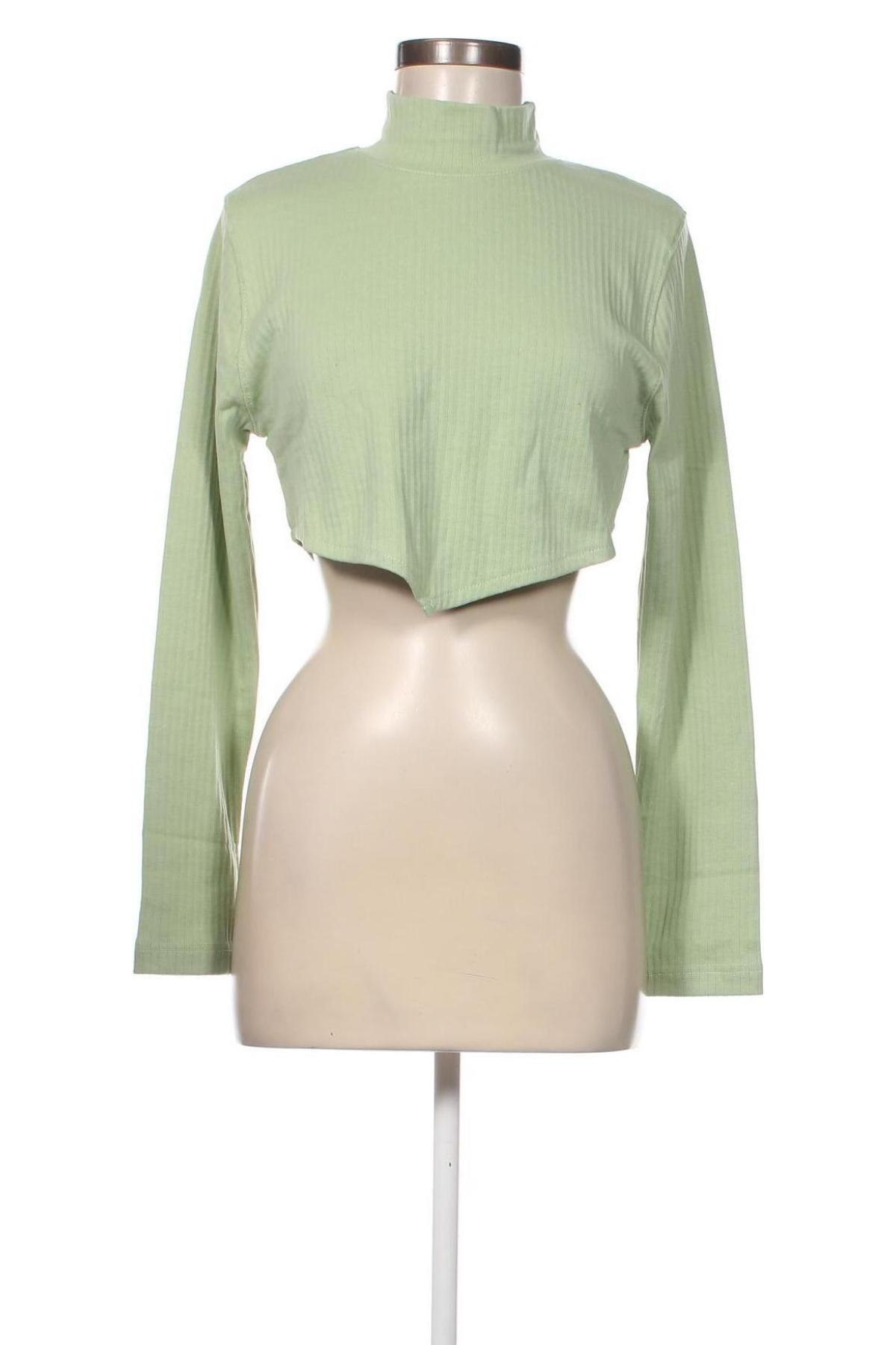 Γυναικεία μπλούζα Missguided, Μέγεθος XL, Χρώμα Πράσινο, Τιμή 4,31 €